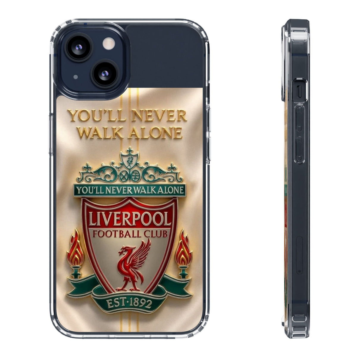 Liverpool FC 'You'll Never Walk Alone' Clear Phone Case