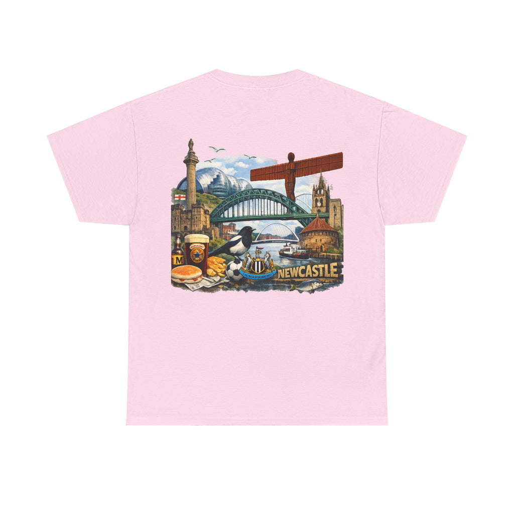 Newcastle Upon Tyne Landmark Tee — Vintage Cityscape T-Shirt