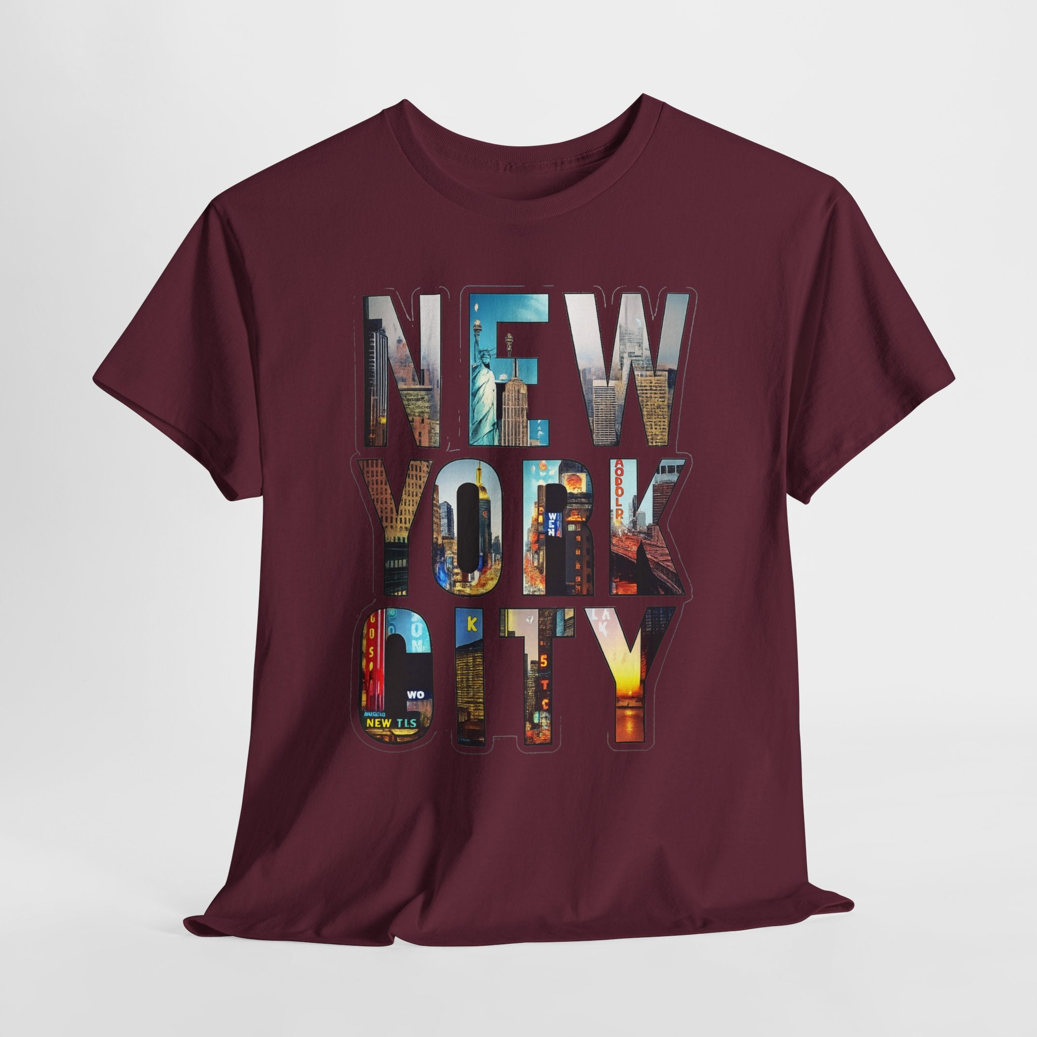 New York City Photo-Block Tee — Vintage Skyline Graphic T-Shirt