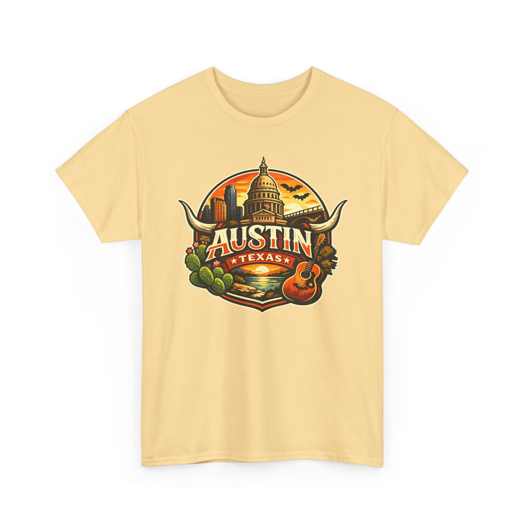 Austin Texas Vintage Travel T-Shirt