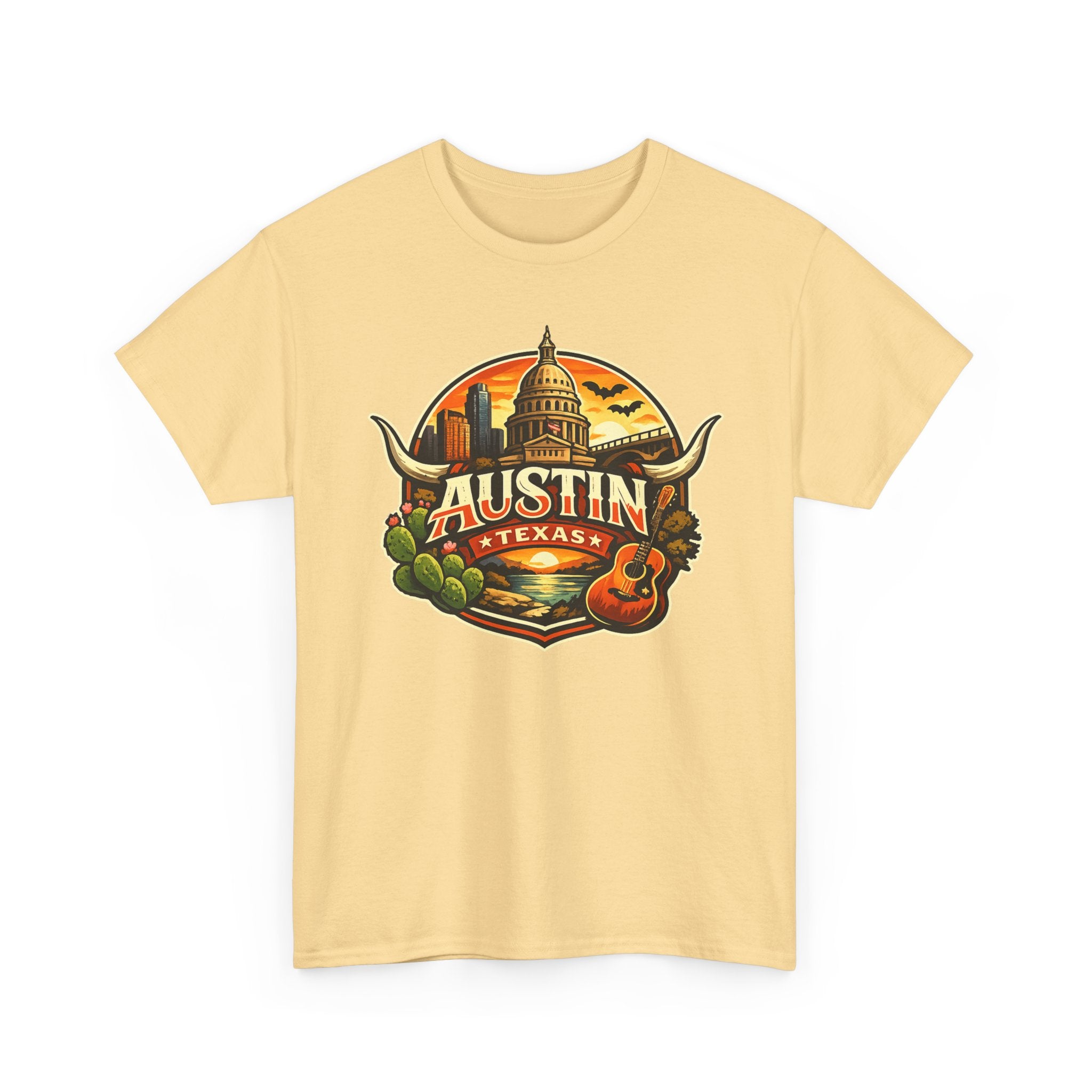 Austin Texas Vintage Travel T-Shirt