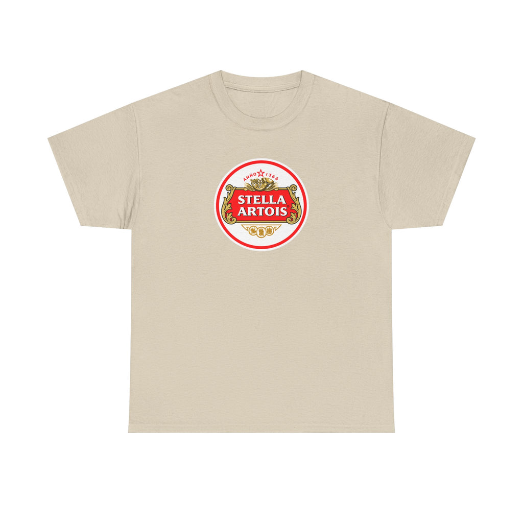 Beer Logo T-Shirt — Stella Artois Inspired Vintage Crest Tee