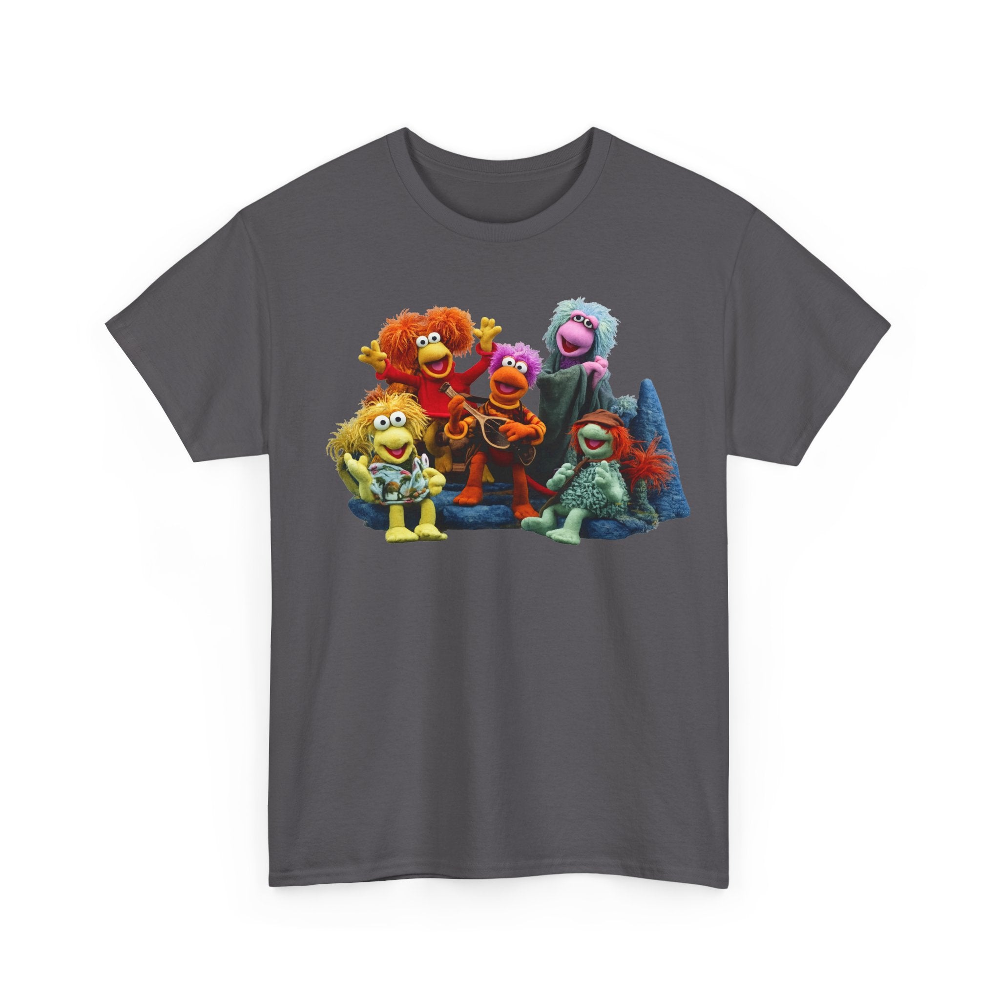 Fraggle Rock Muppet Crew Graphic Tee — Vintage Puppet Group T-Shirt