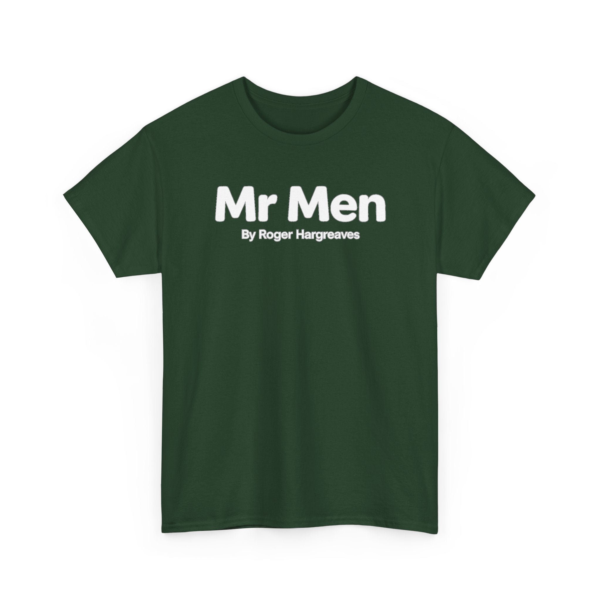 Mr Men T-Shirt – Retro 'Mr Men by Roger Hargreaves' Logo Tee