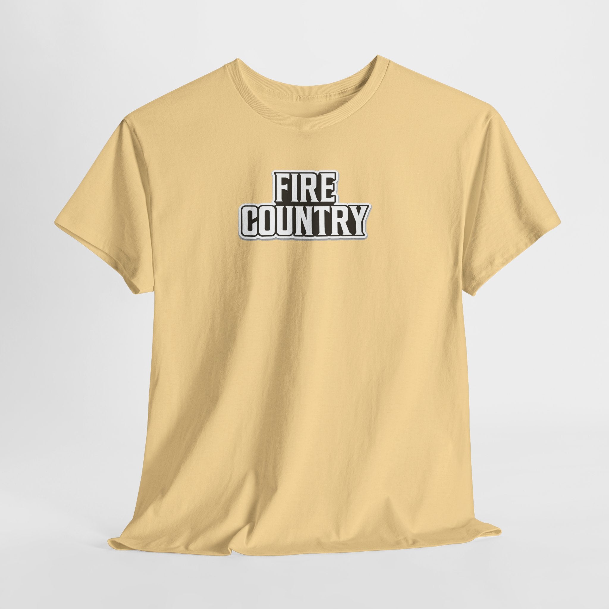 Fire Country Cotton T-Shirt — Bold Graphic Tee