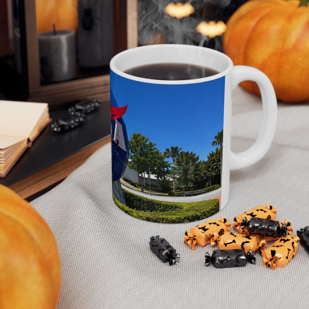 NASA Logo Ceramic Coffee Mug — 11oz & 15oz Space Exploration Gift
