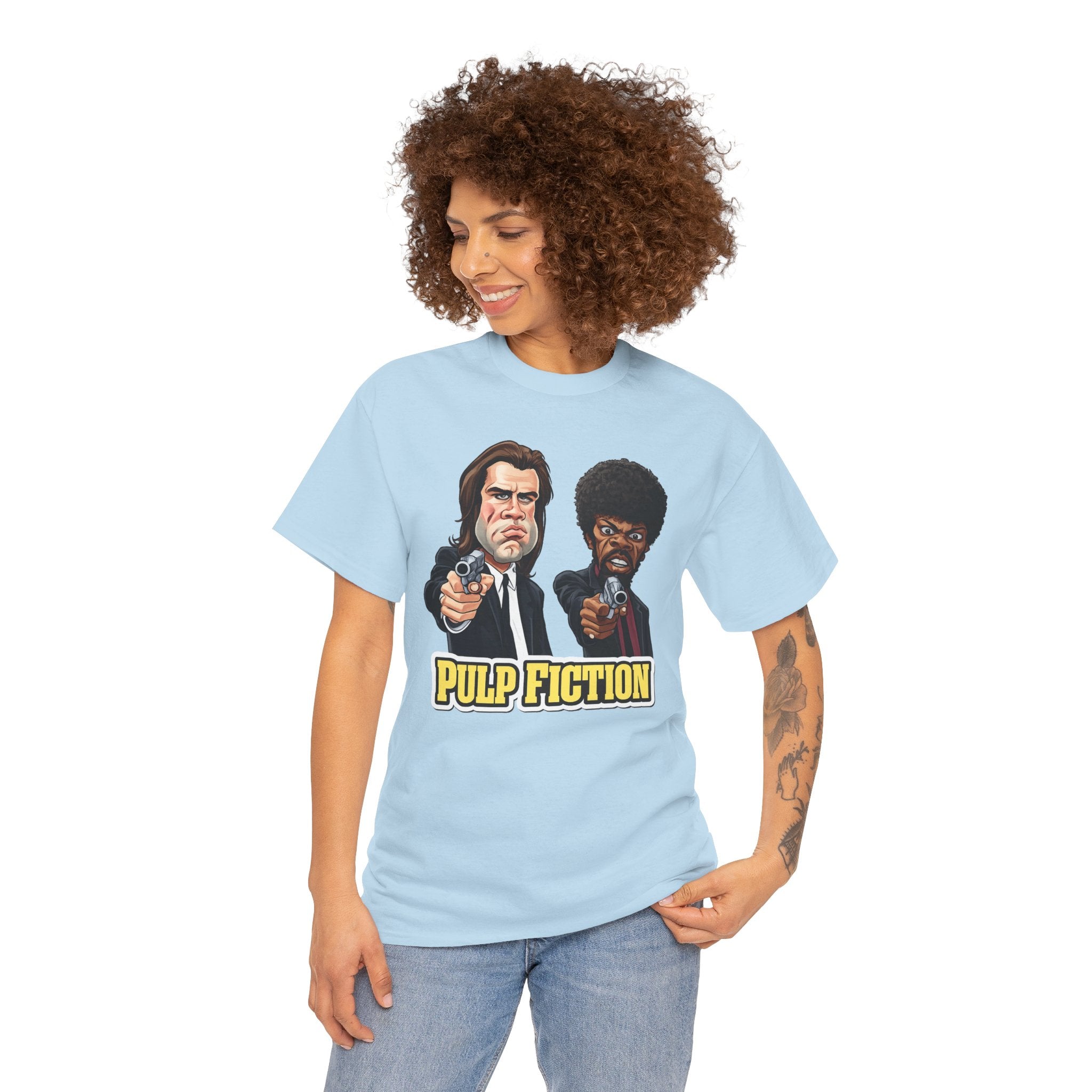 Pulp Fiction Graphic Tee - Retro Movie Poster T-Shirt