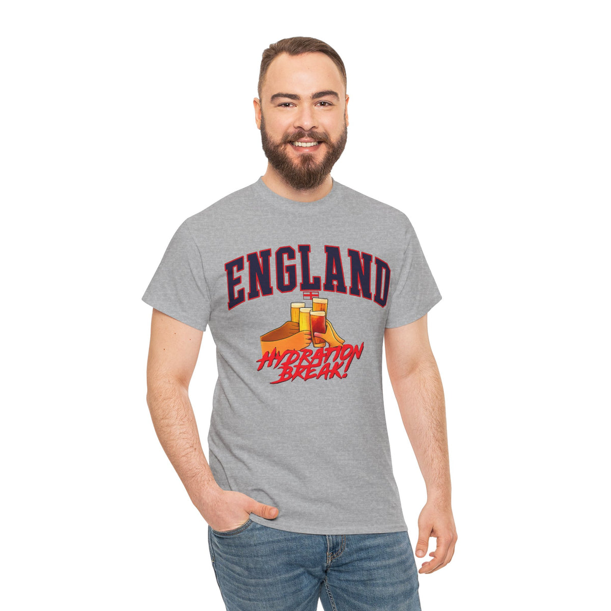England Hydration Break T‑Shirt — "I'm Having an Hydration Break" Sports Tee