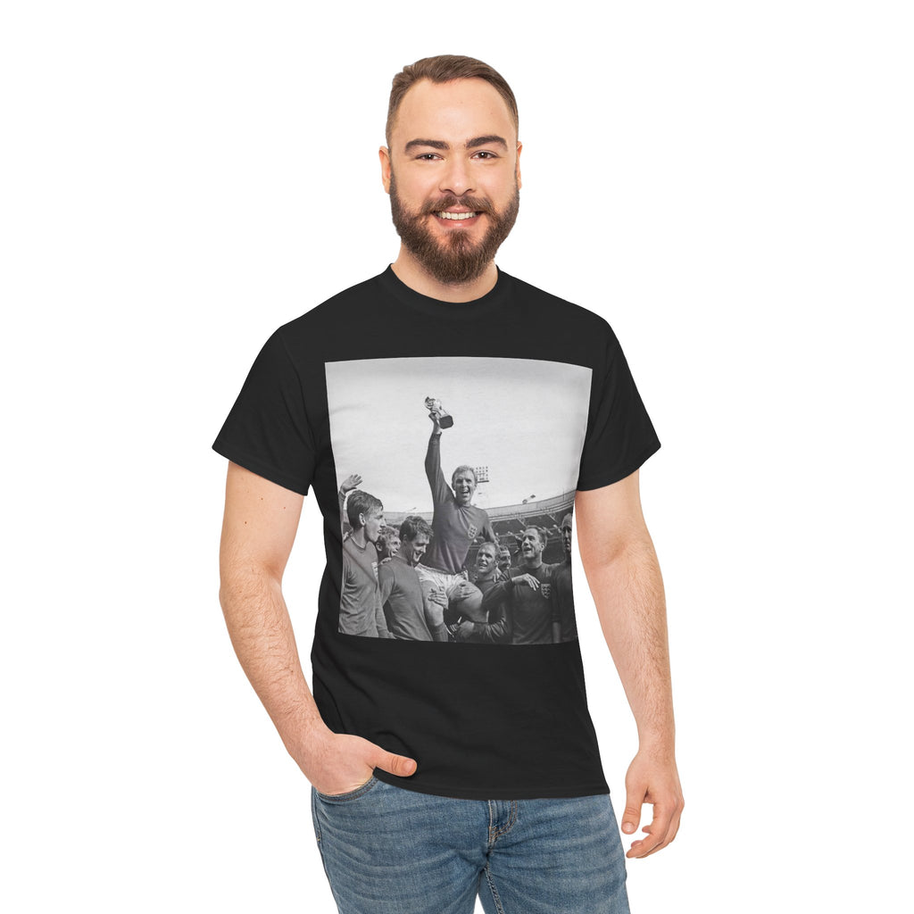 1966 World Cup Winners England Vintage Soccer Team Photo T-Shirt