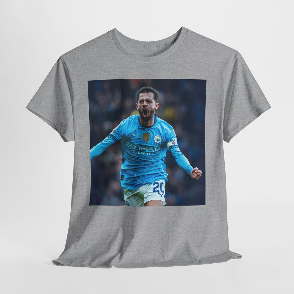Bernardo Silva Tribute Tee – Inspirational Letter & Celebrating Goal Moment