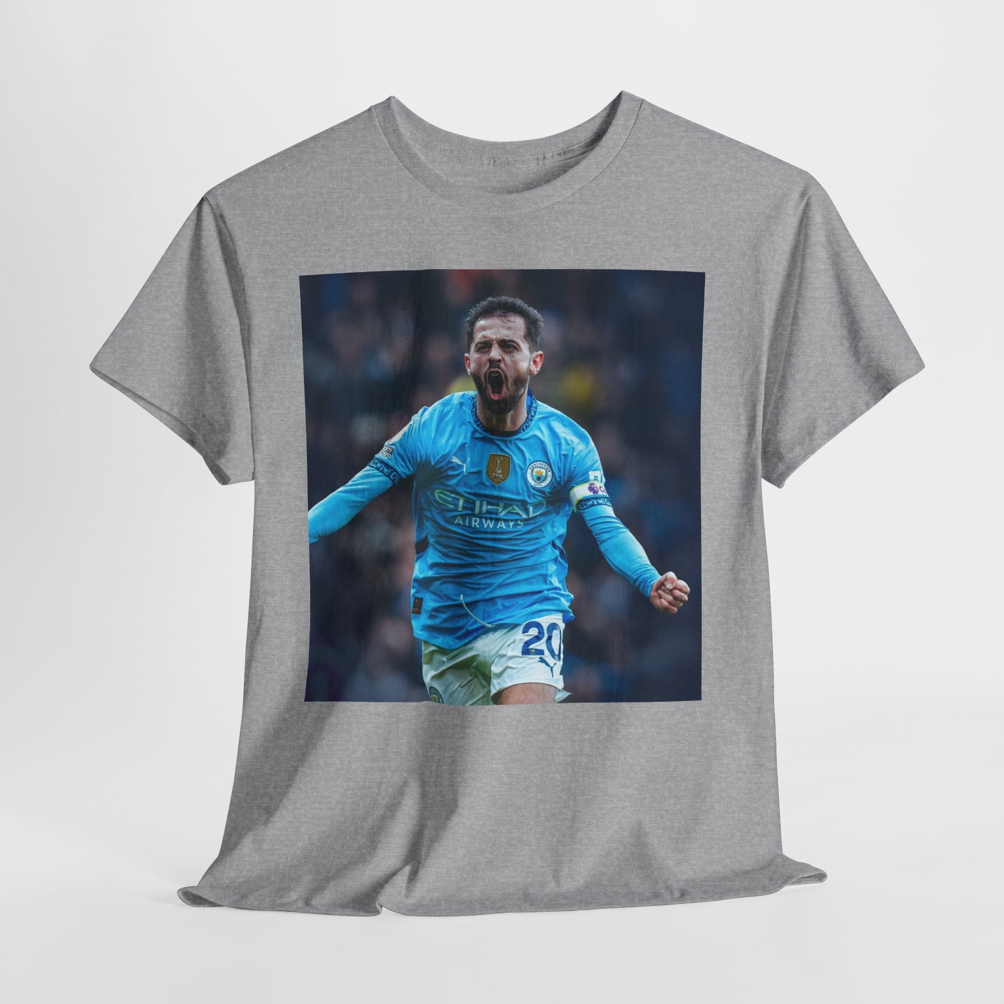 Bernardo Silva Tribute Tee – Inspirational Letter & Celebrating Goal Moment