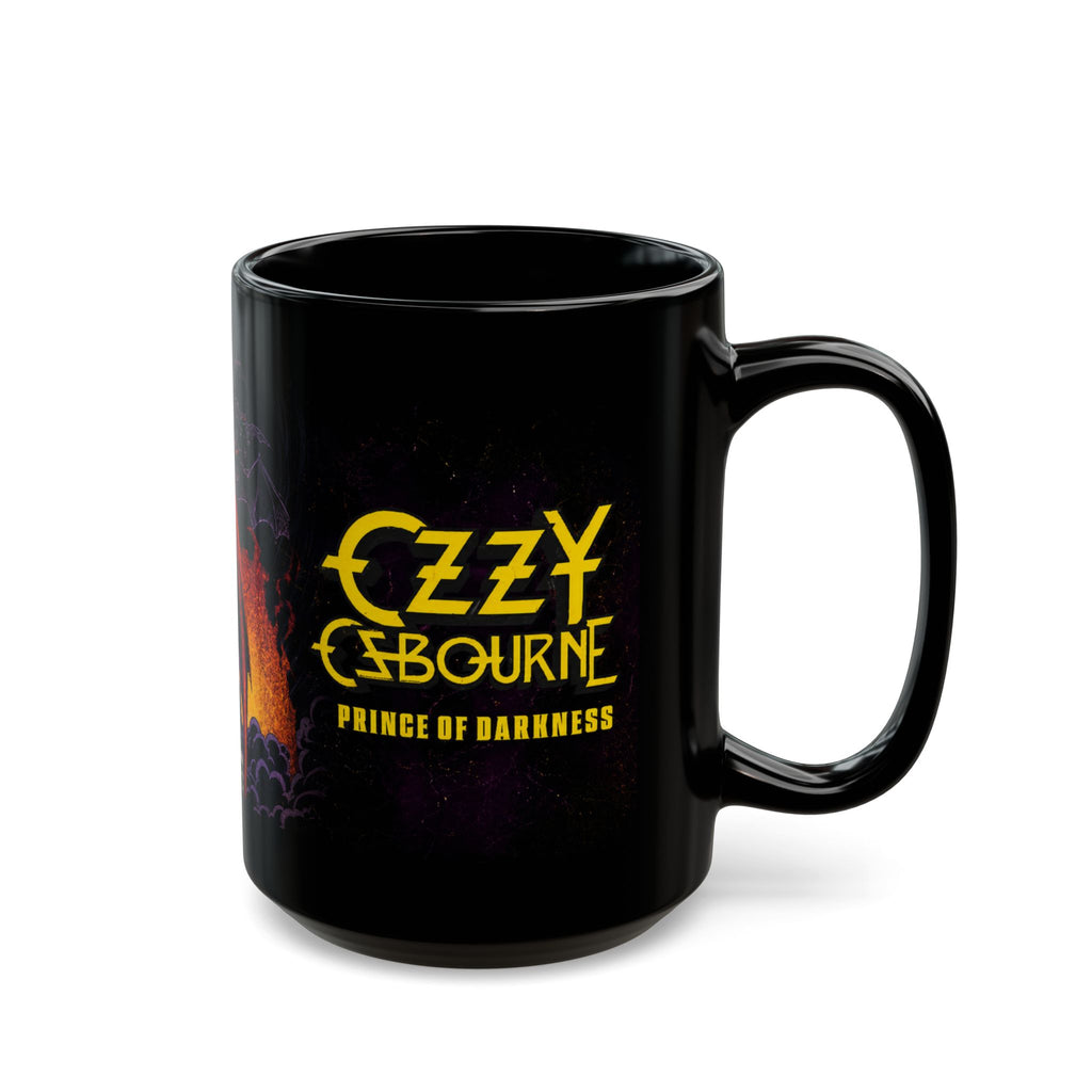 Ozzy Osbourne "Prince of Darkness" Black Mug — Rock Band Coffee Cup