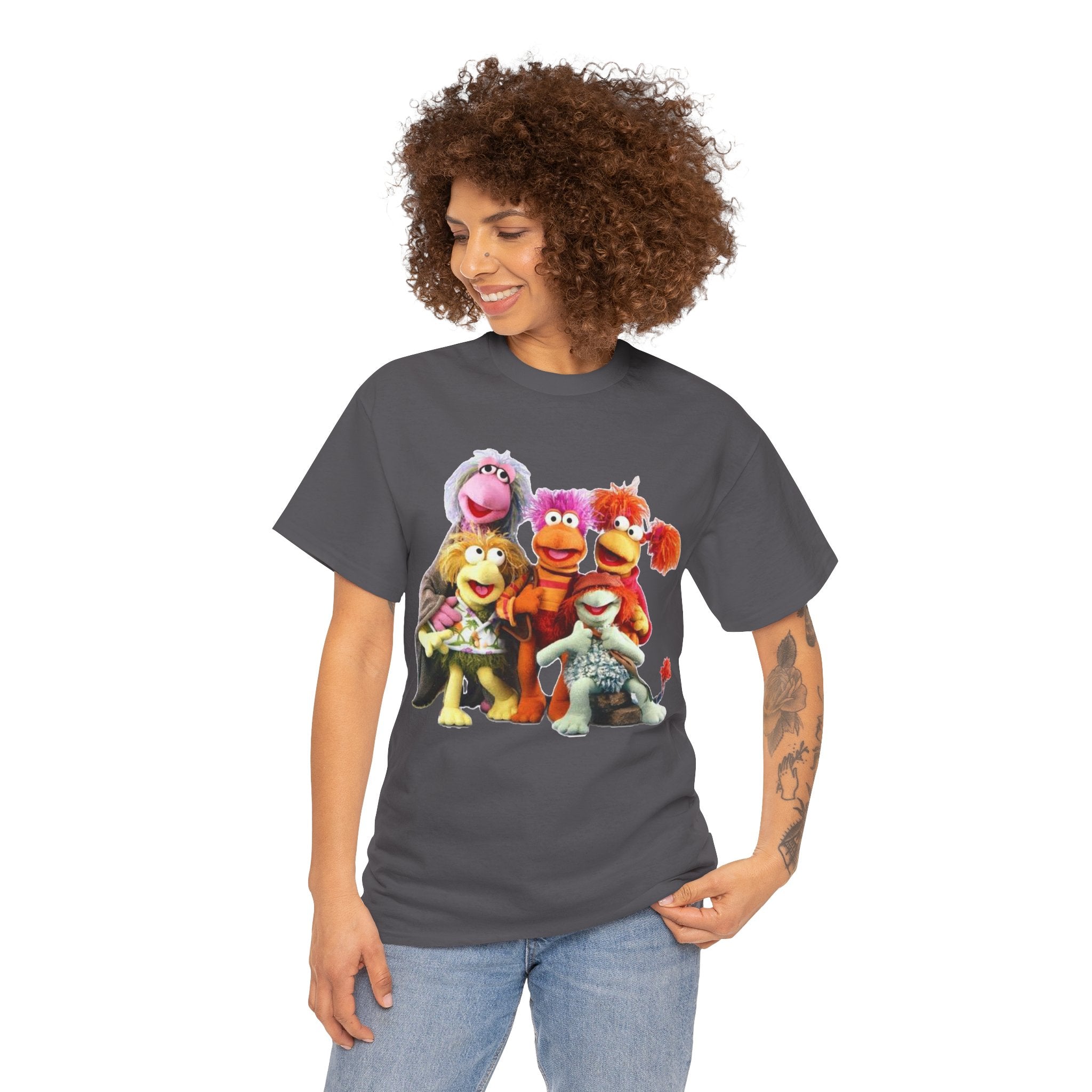 Fraggle Rock Characters T-Shirt — Vintage 80s Kids TV Crew Tee