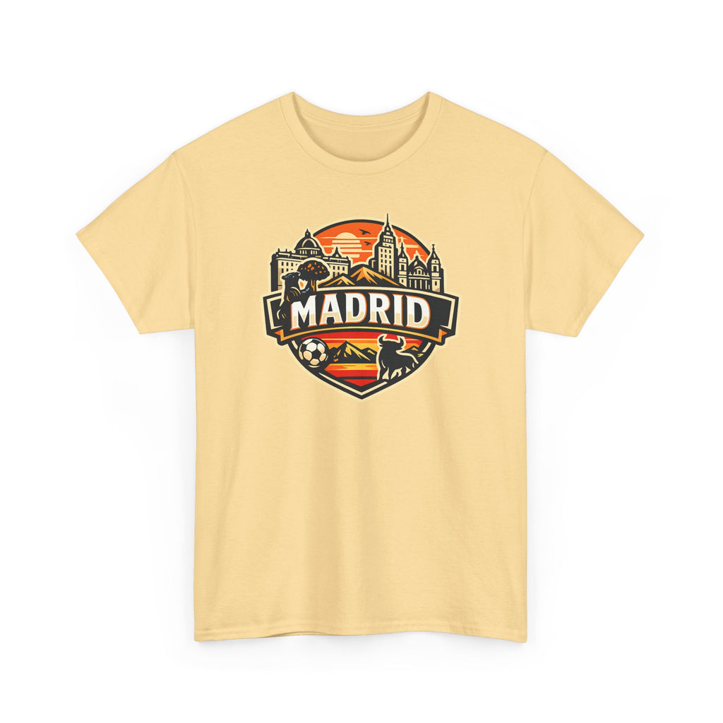 Madrid Skyline Soccer Crest T-Shirt