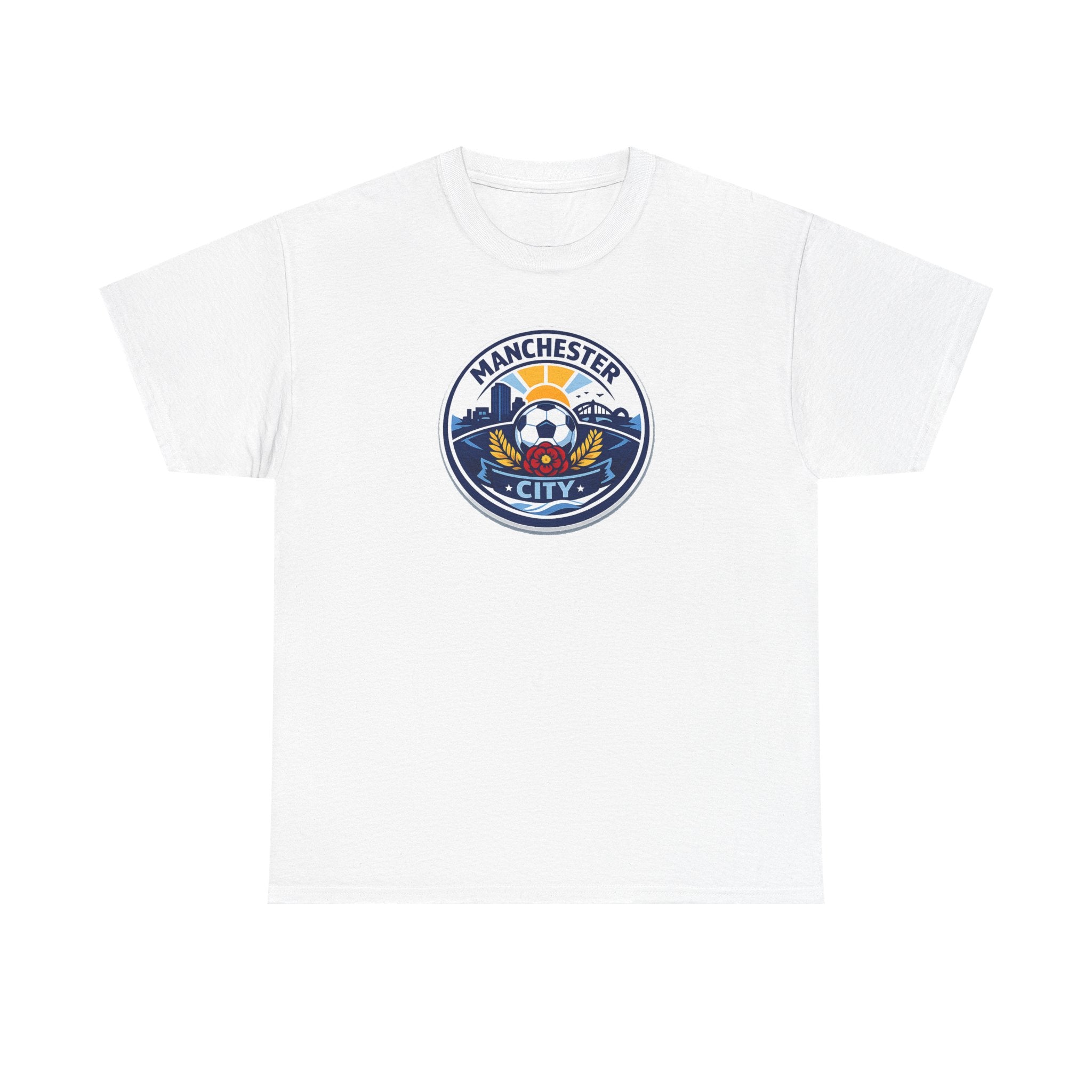 Manchester City Crest T-Shirt — Soccer Fan Tee