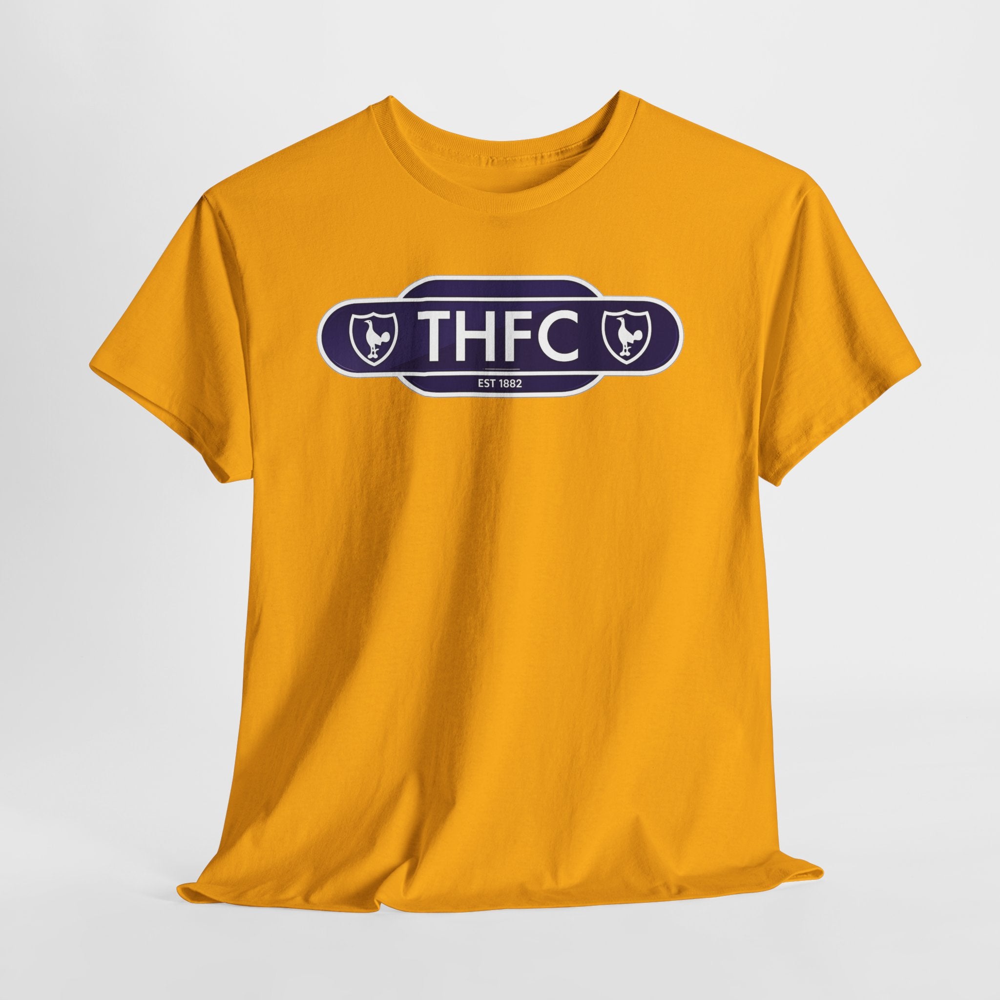 THFC Tottenham Hotspur Railway Sign T‑Shirt — Retro Football Club Tee