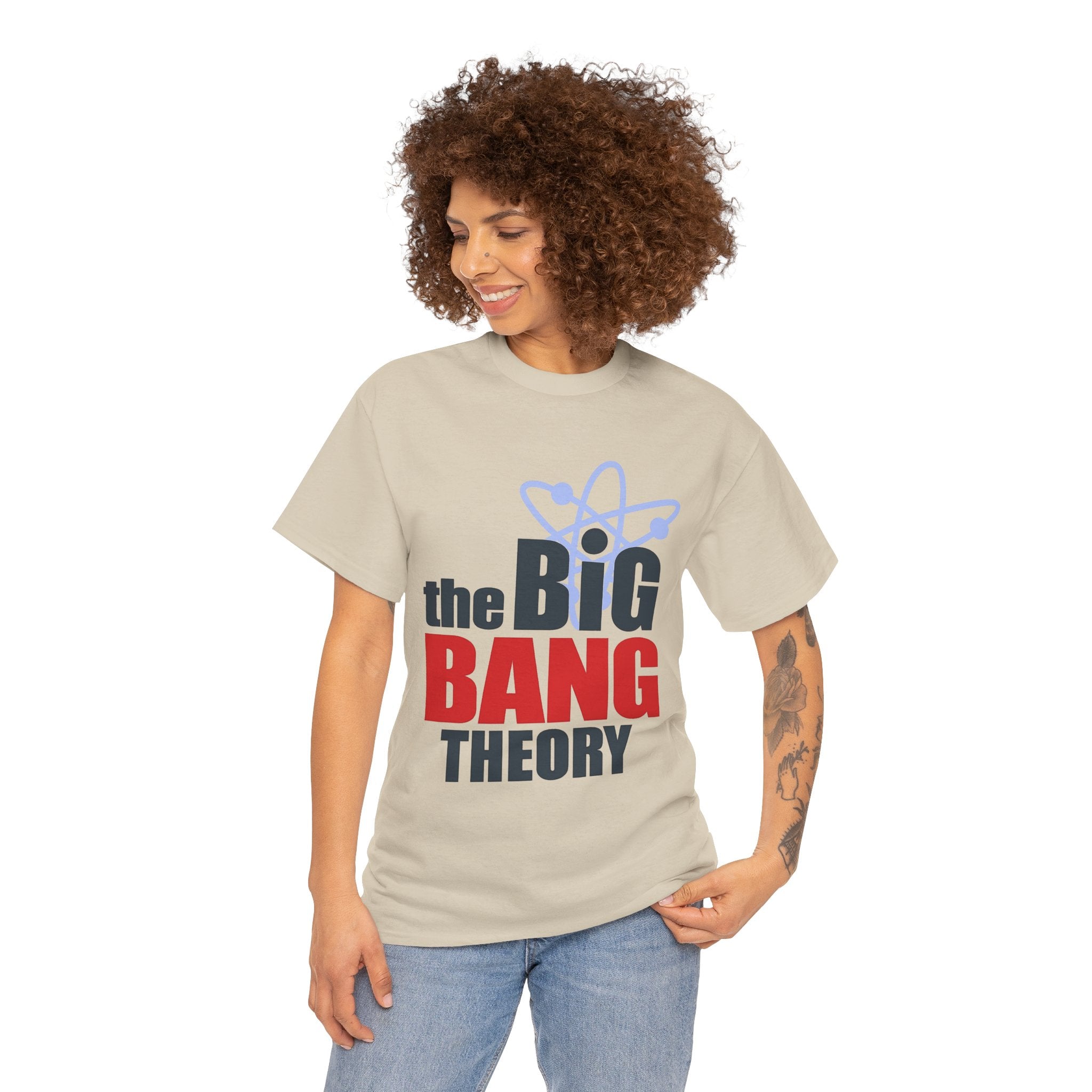 Big Bang Theory Unofficial Logo Tee — Retro Sci‑Fi TV Show T‑Shirt