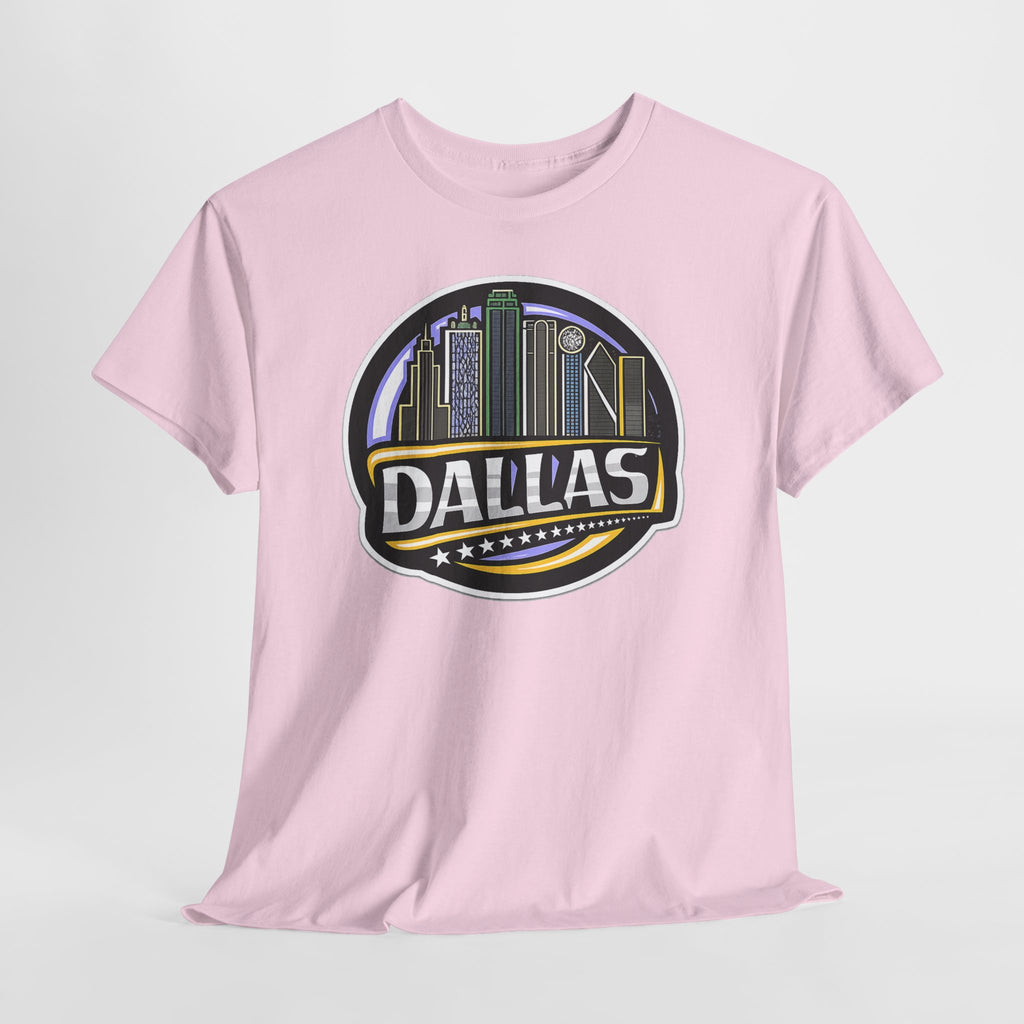 Dallas Skyline Tee — Vintage City Skyline Graphic T-Shirt