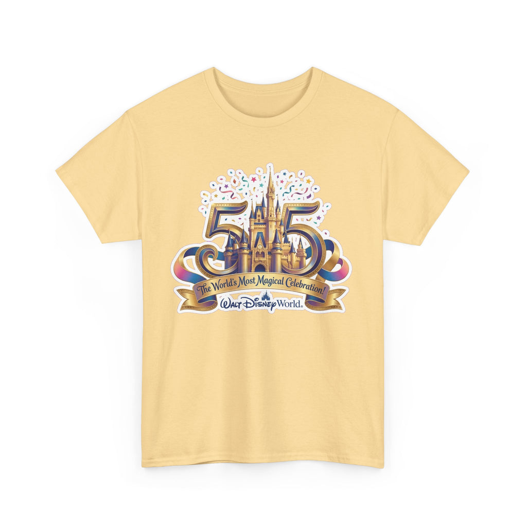 Disney World 50th Anniversary Castle Tee — 'The World's Most Magical Celebration' Souvenir T-Shirt