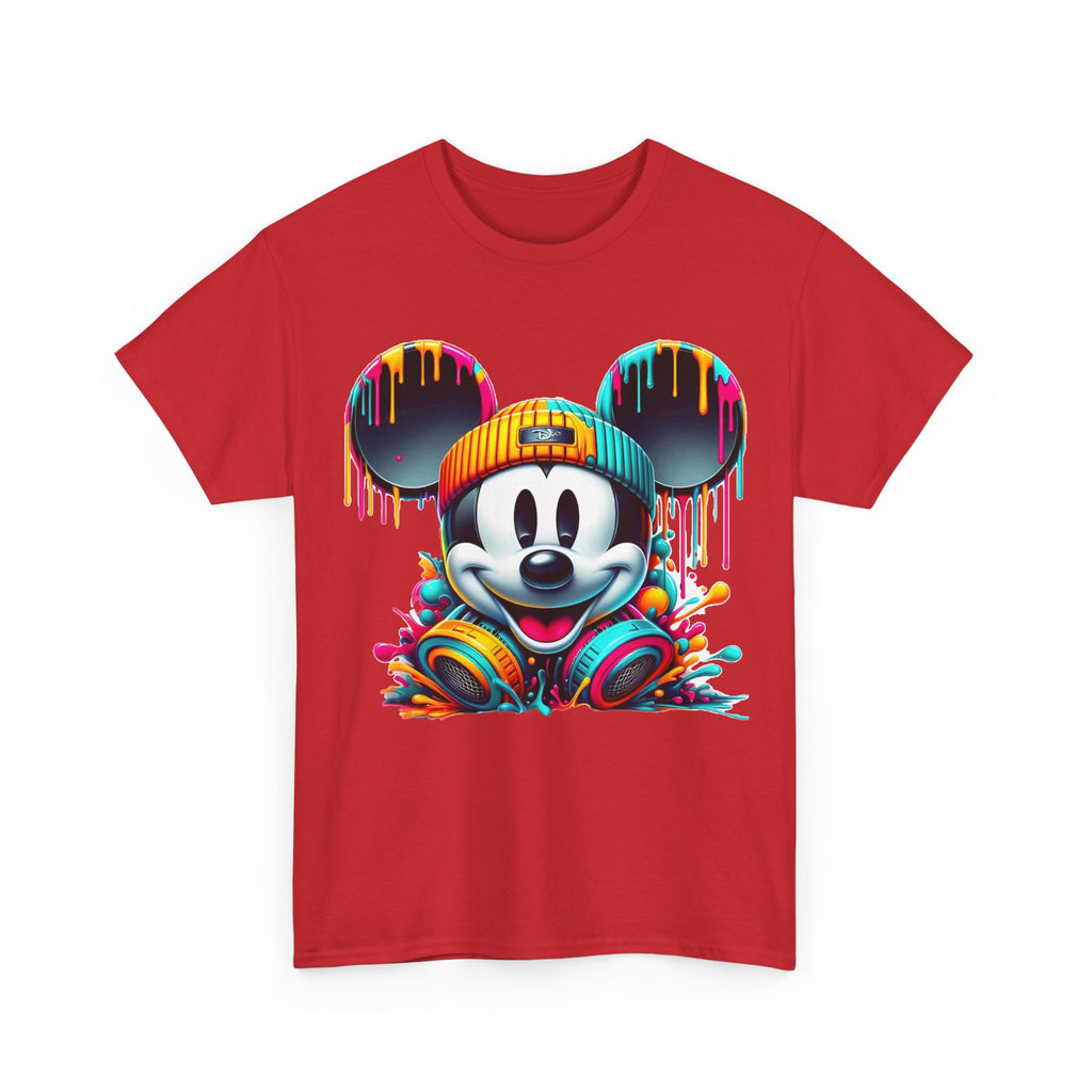 Mickey Graphic Tee — Colorful Street Art Mouse Character T-Shirt