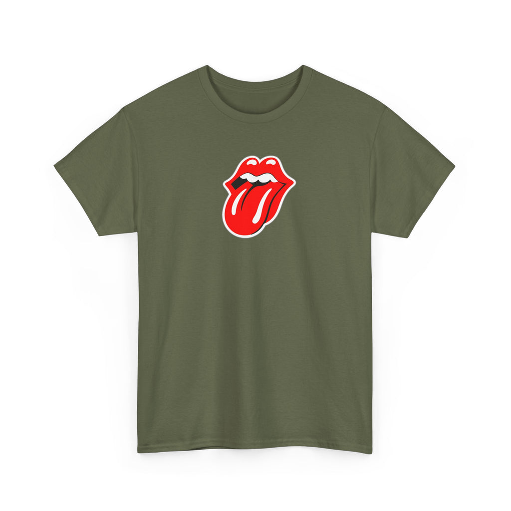 Rock Retro Red Tongue and Lips Graphic Tee