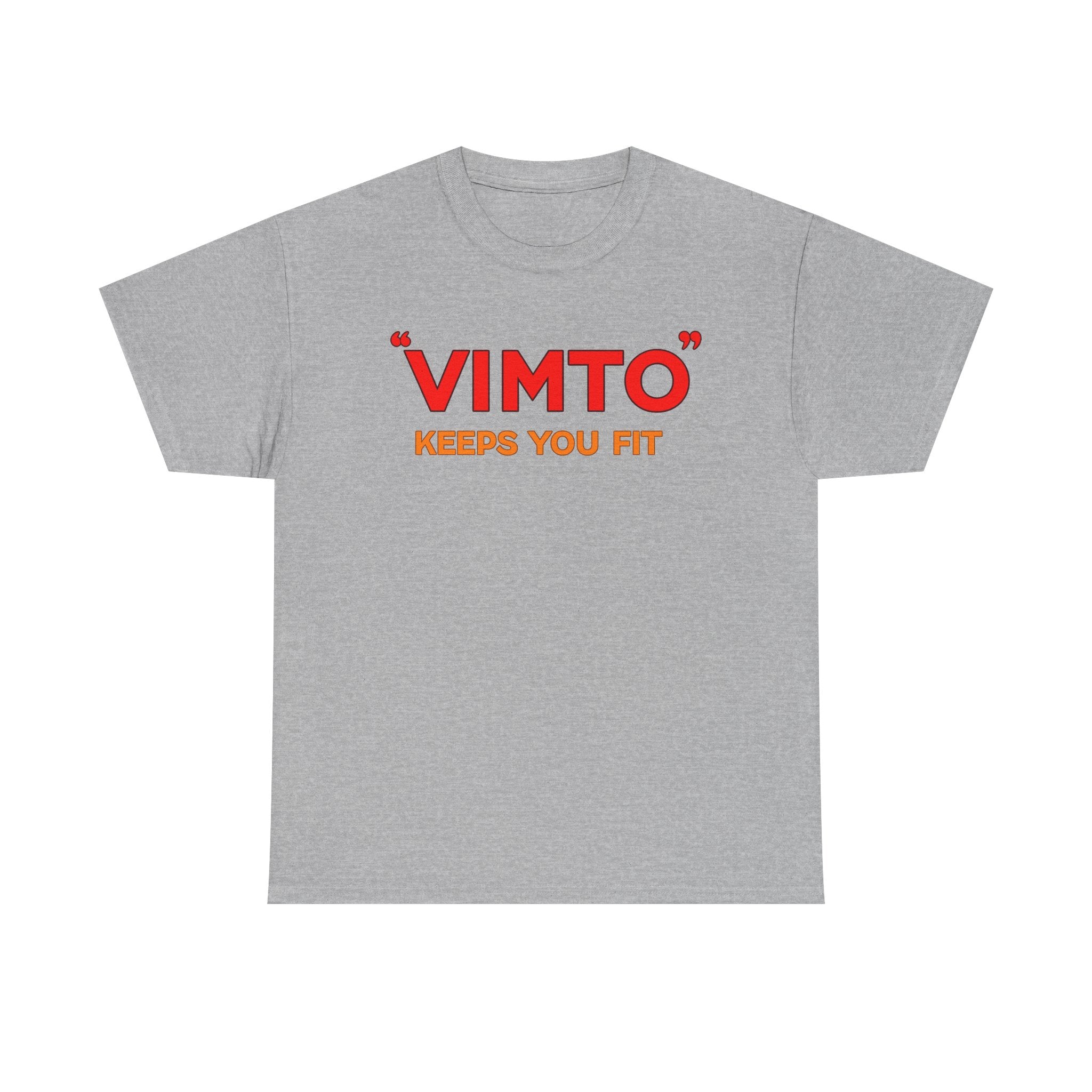 VIMTO "Keeps You Fit" Graphic Tee — Retro Beverage Logo T-Shirt