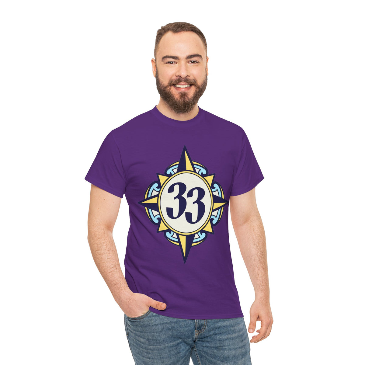 33 Compass Disney Inspired Tee - Nautical Retro Compass Graphic T-Shirt