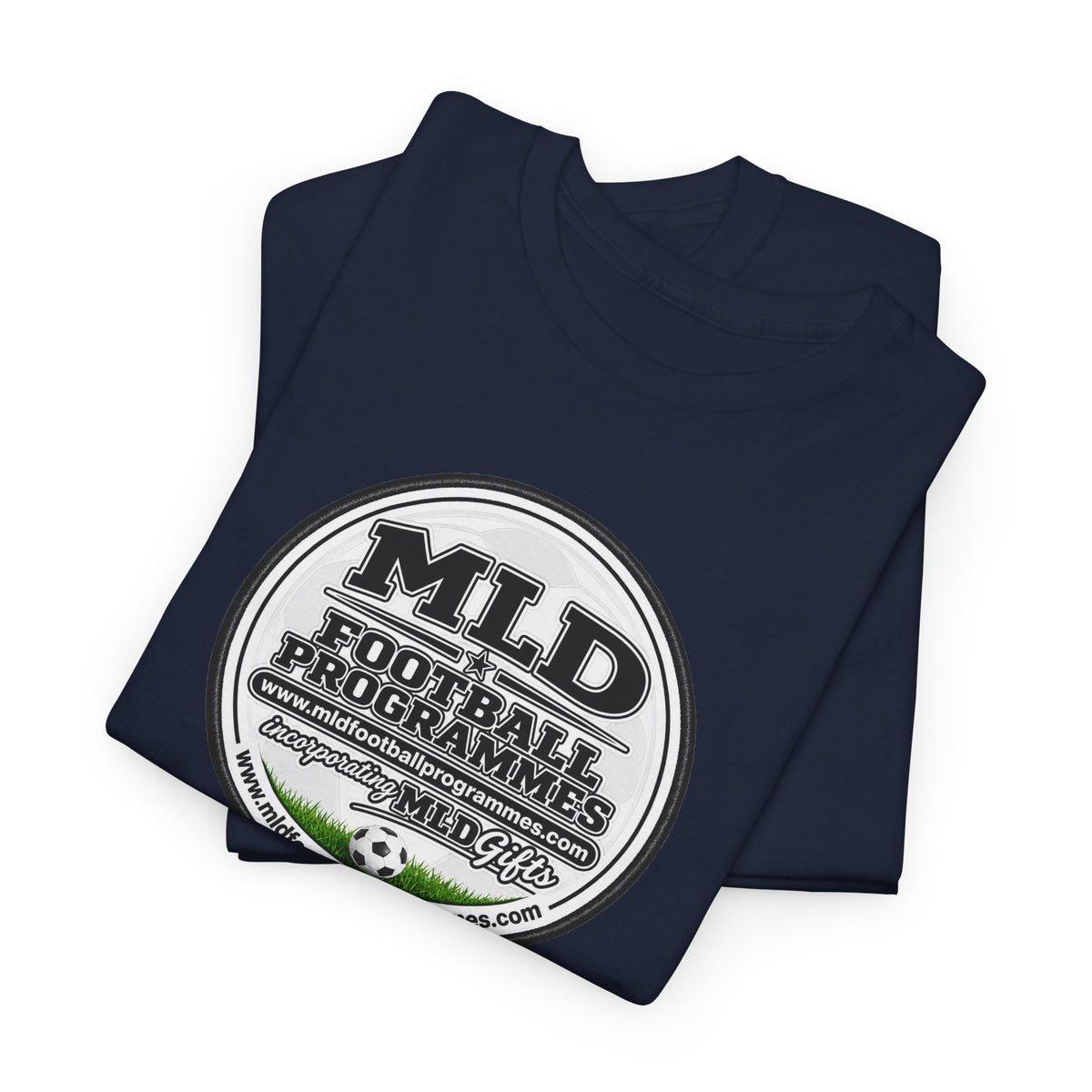 MLD Football Programmes Vintage Logo Cotton T-Shirt