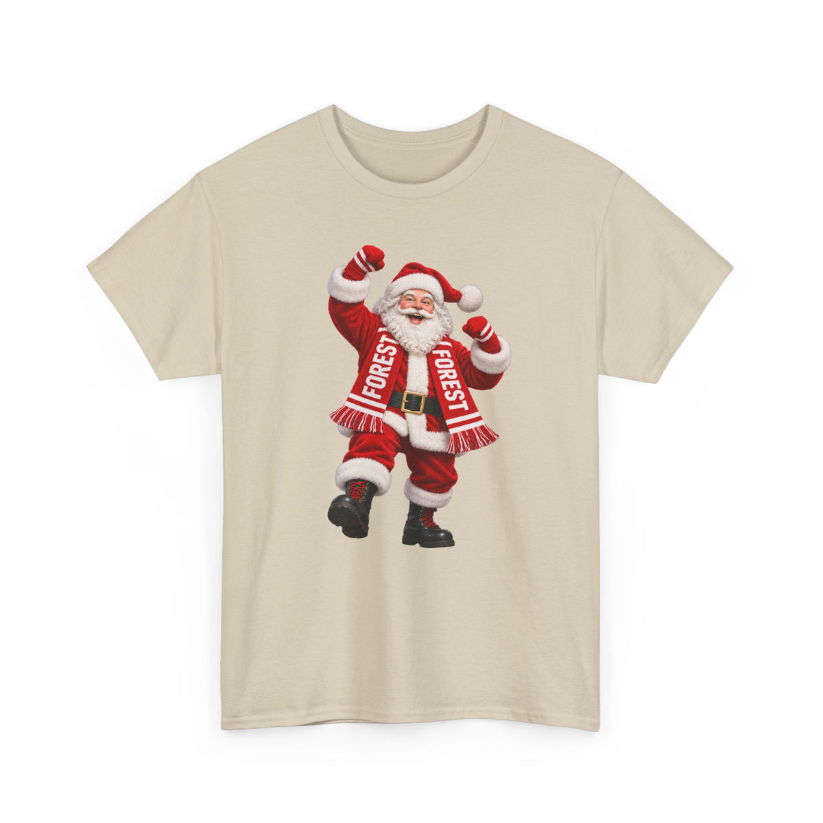 Nottingham Forest Santa Claus Dancing T‑Shirt — Vintage Christmas Holiday Tee