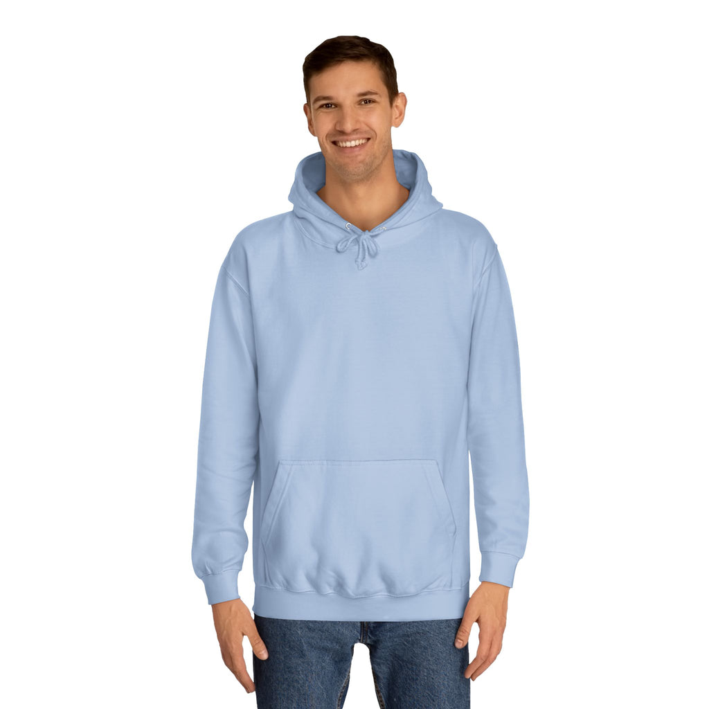 College Hoodie — Funny Grinch Quote "I Never Wish Death..." Graphic Hoodie