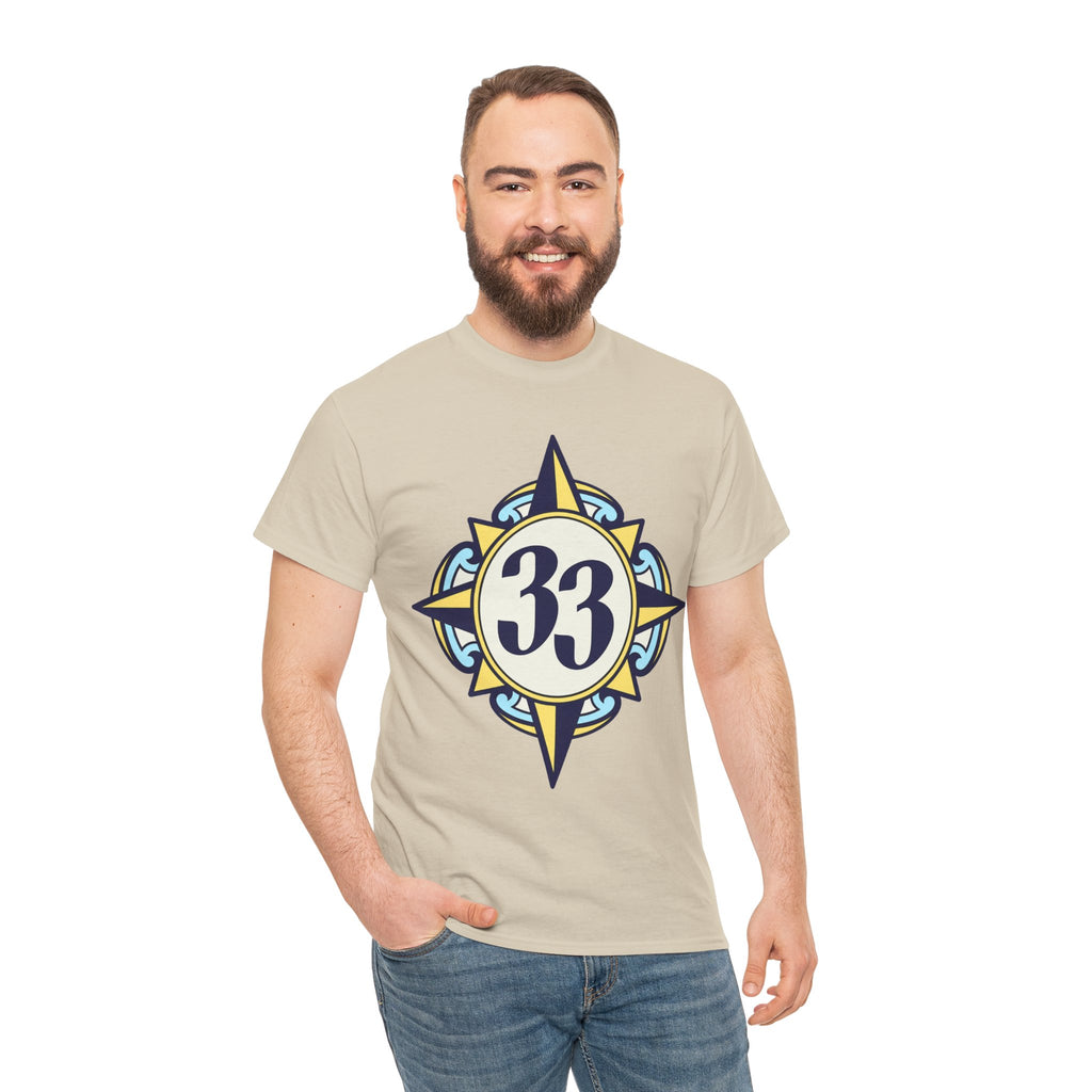 33 Compass Disney Inspired Tee - Nautical Retro Compass Graphic T-Shirt