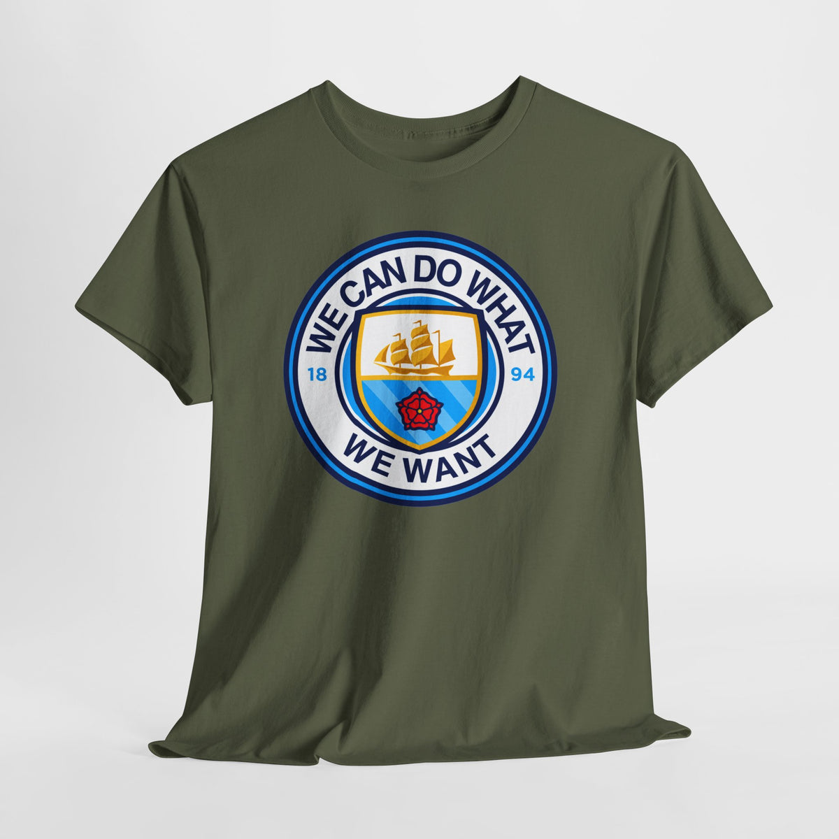 We Can Do What We Want Manchester  City Graphic Cotton T-Shirt