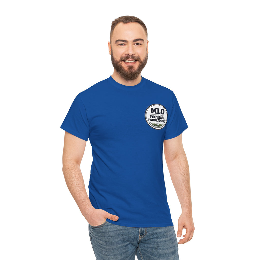 MLD Football Programmes Tee - Retro Logo Chest T-Shirt