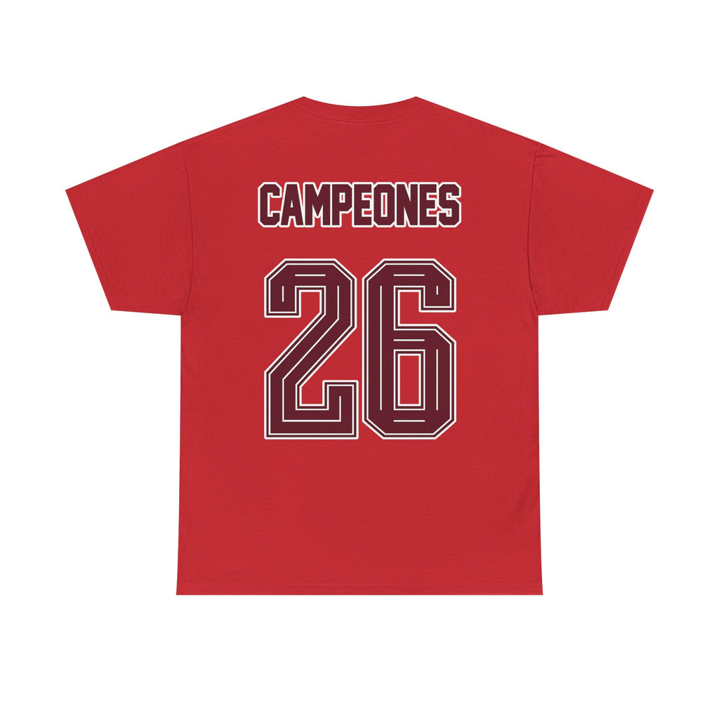 Spain World Champions 'Campeones 26' Cotton T‑Shirt