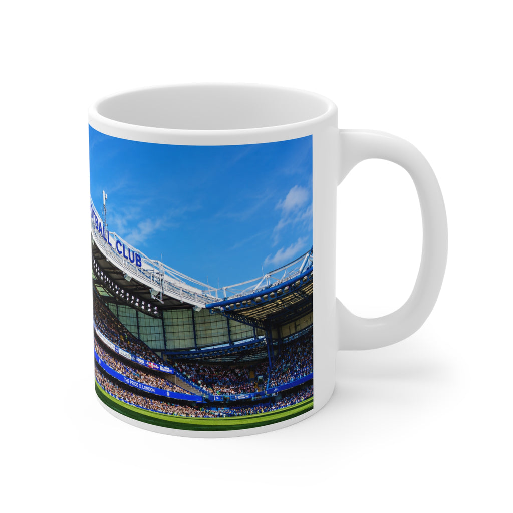 Chelsea Football Club Stadium Mug — Ceramic Coffee Cup (11oz/15oz)