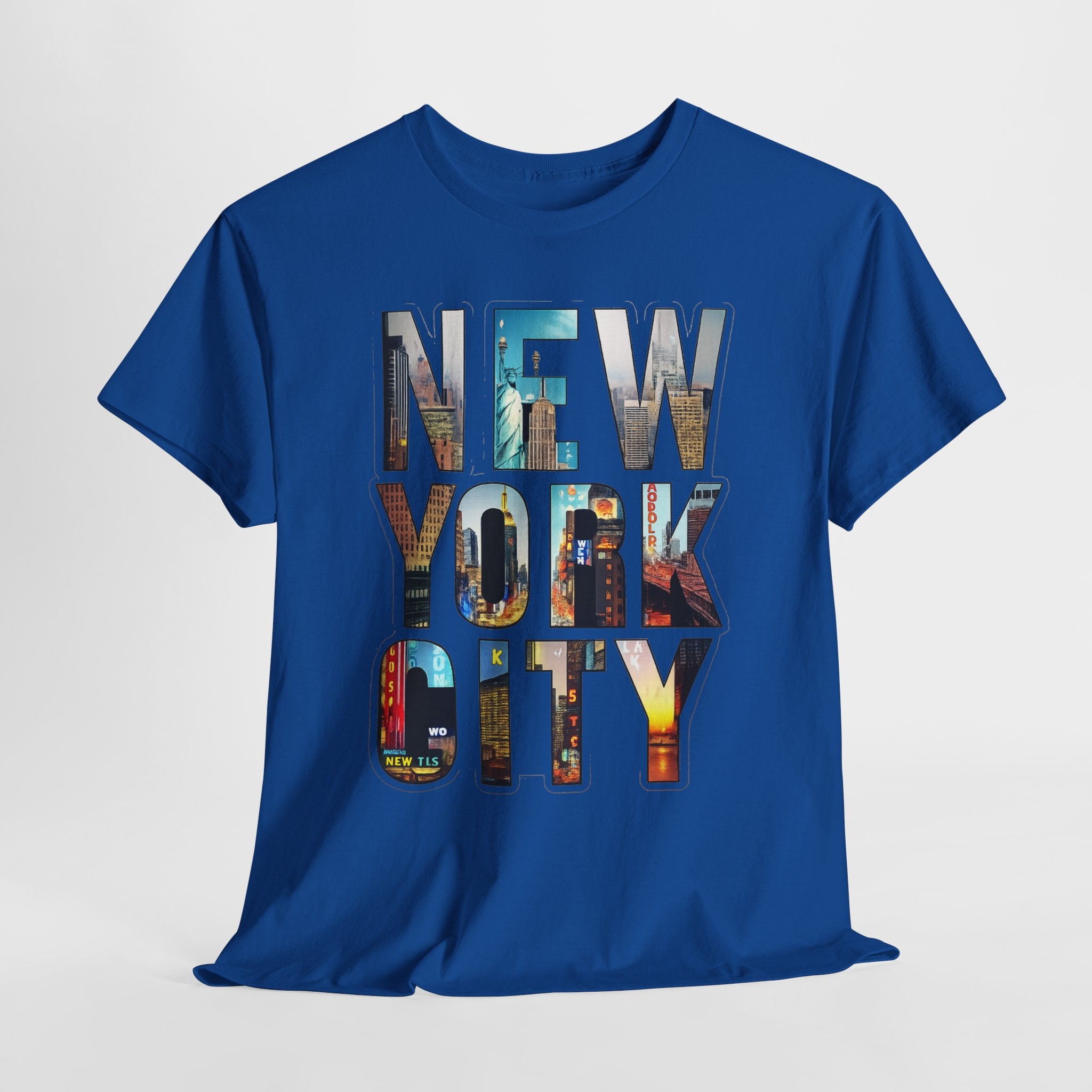 New York City Photo-Block Tee — Vintage Skyline Graphic T-Shirt