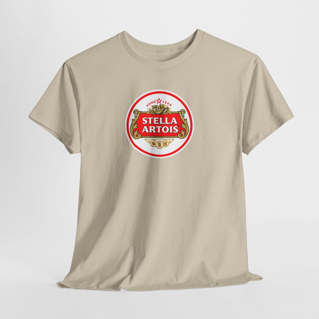 Beer Logo T-Shirt — Stella Artois Inspired Vintage Crest Tee
