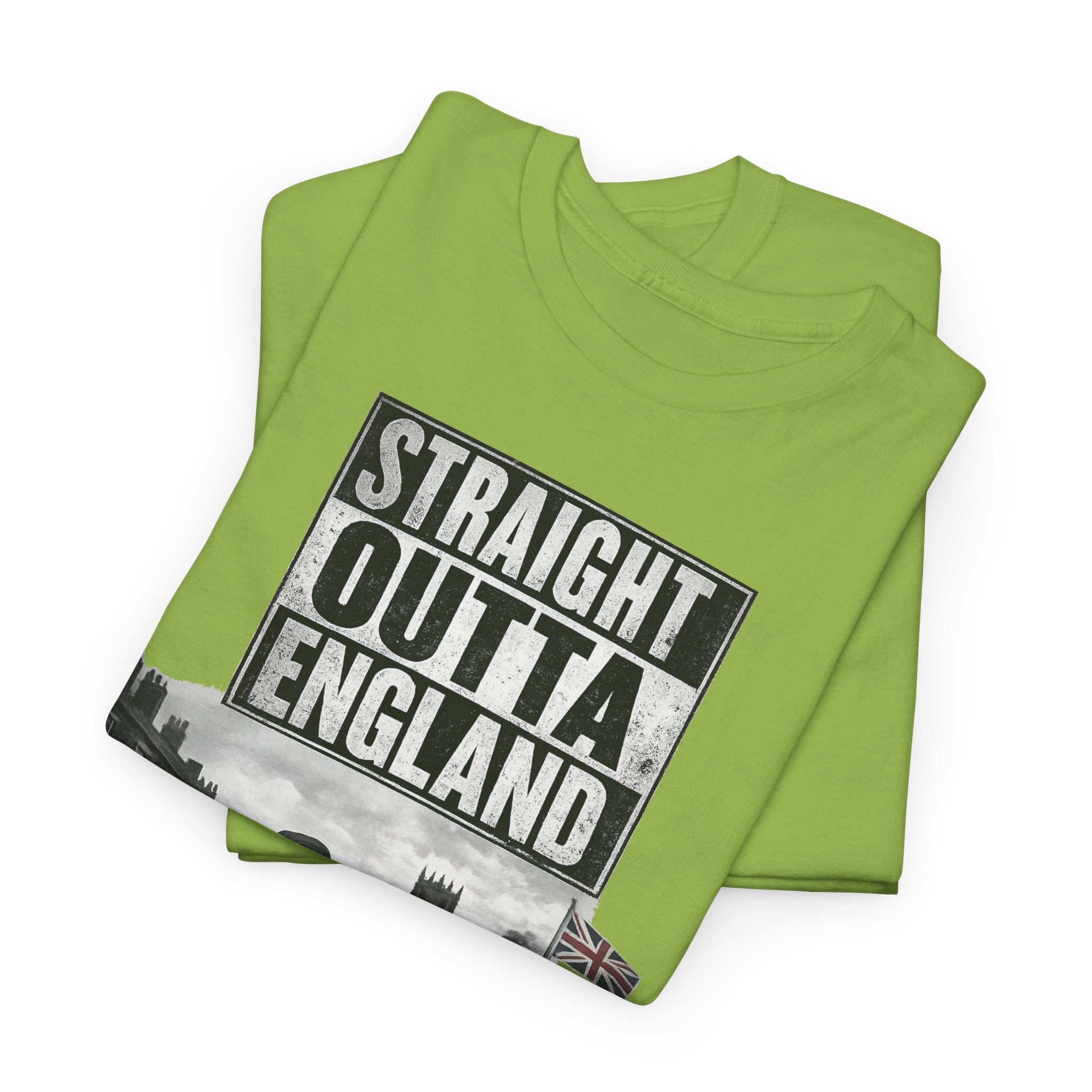 Straight Outta England T-Shirt — Retro Band Photo Tee