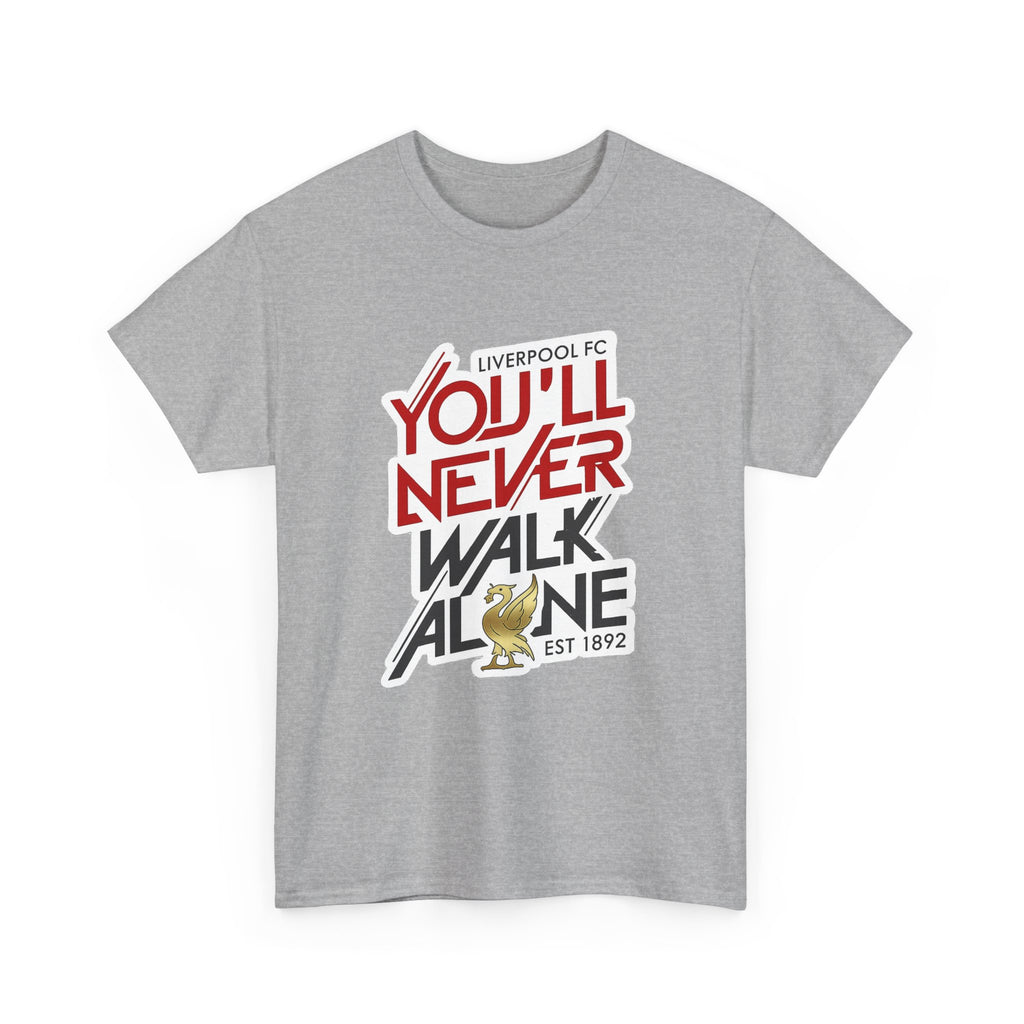 Liverpool You'll Never Walk Alone Cotton T-Shirt — Liverpool FC Fan Tee
