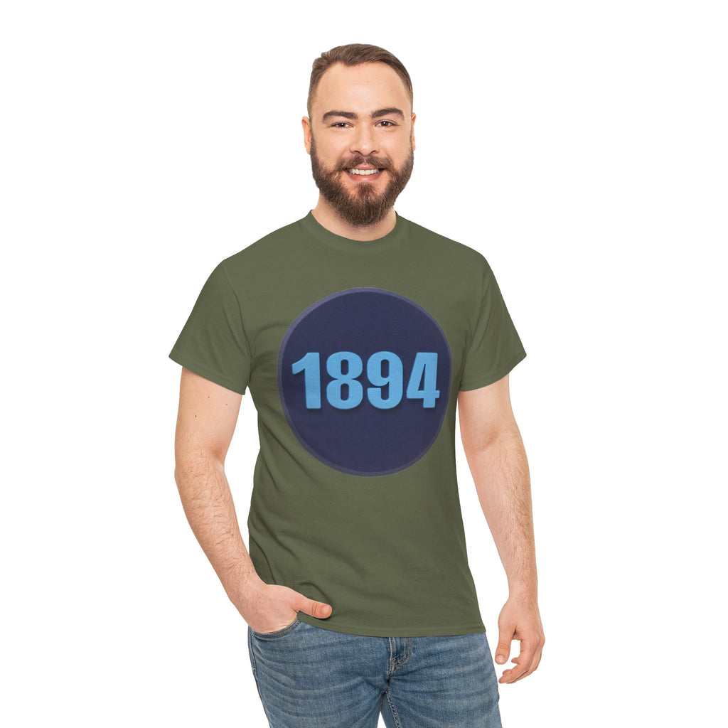 1894 Manchester City Circle Graphic Tee — Vintage Year Anniversary T-Shirt