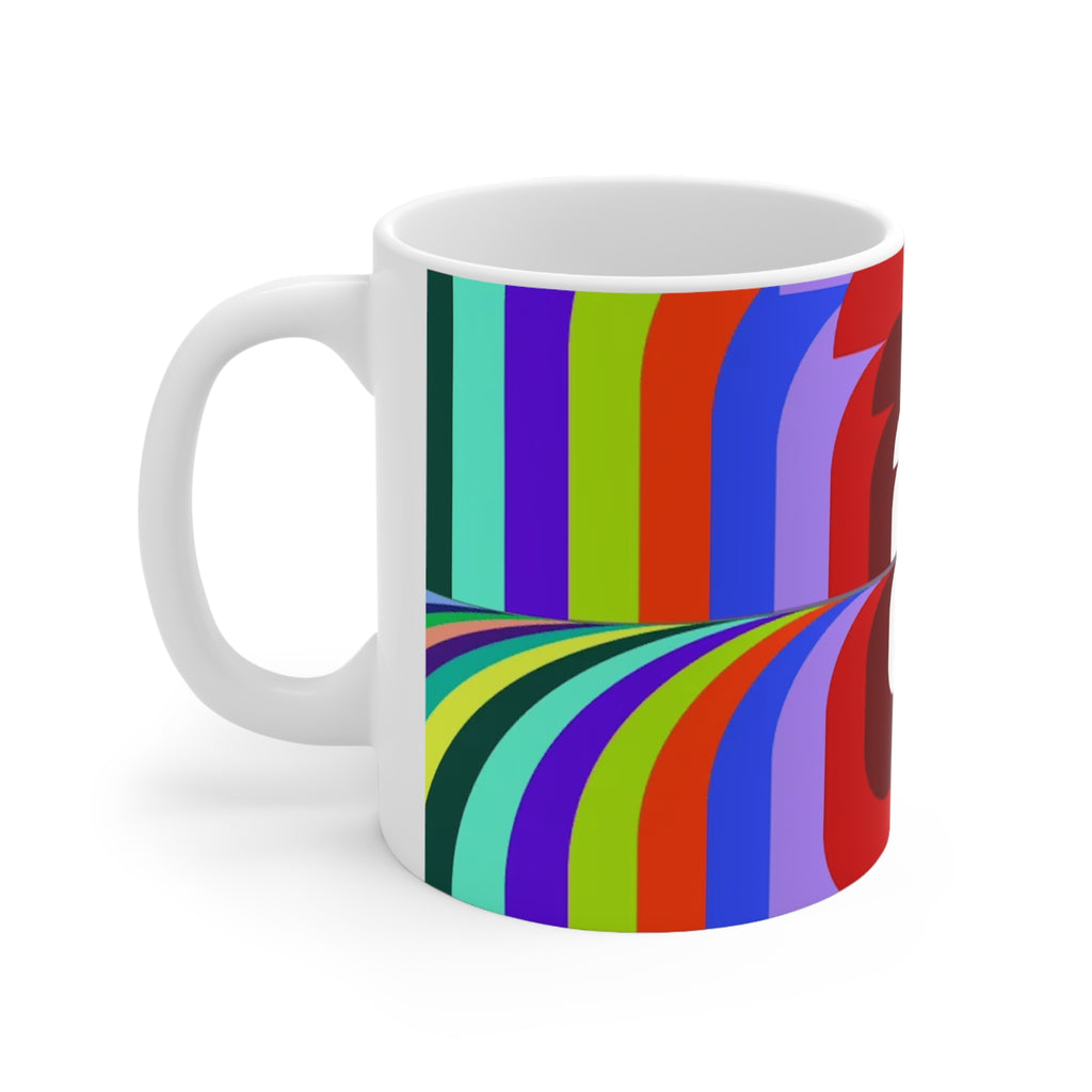 FIFA World Cup 2026 Trophy / Colorful Retro Logo Ceramic Mug — (11oz, 15oz)