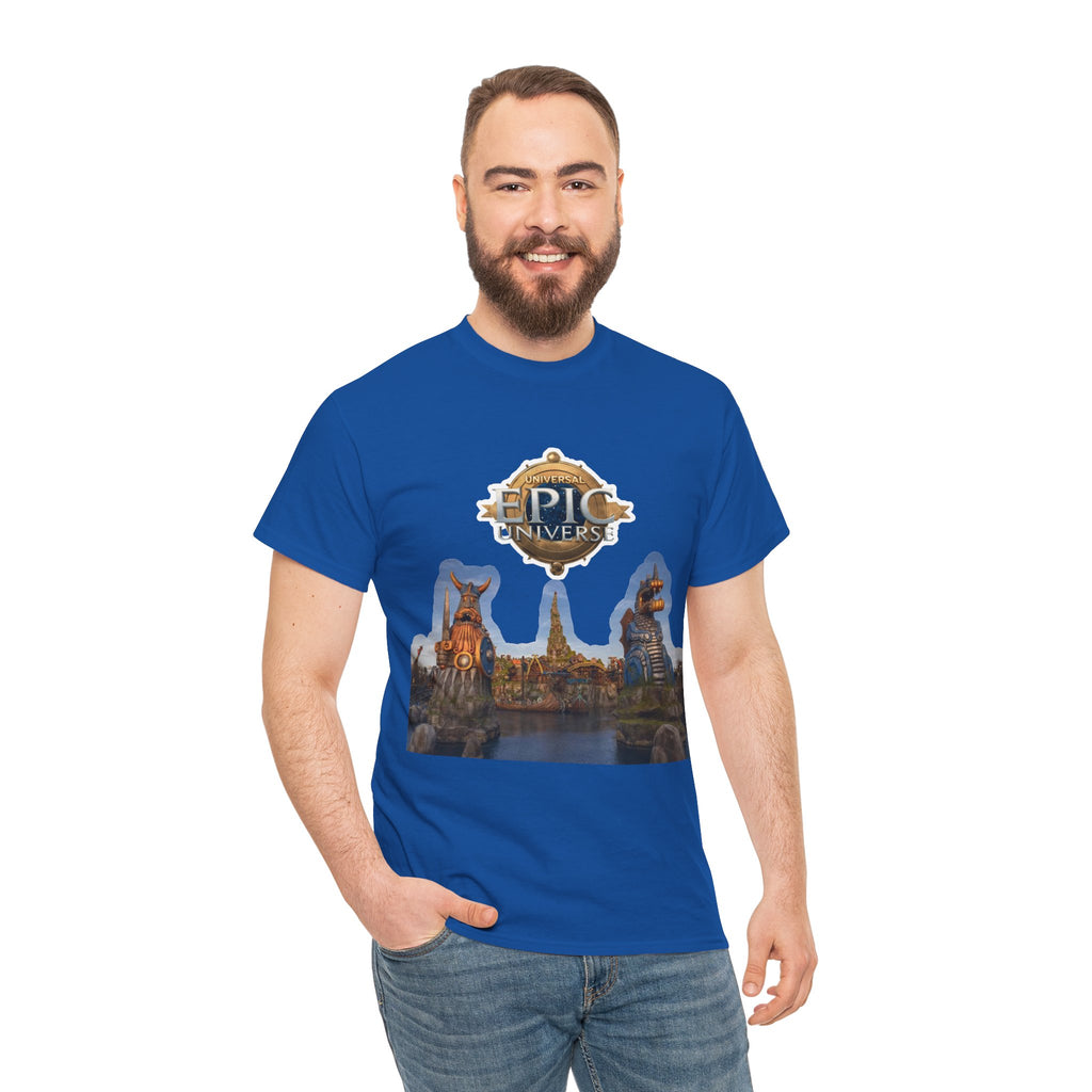 Epic Universe Theme Park T‑Shirt — Iconic Entrance Graphic Tee
