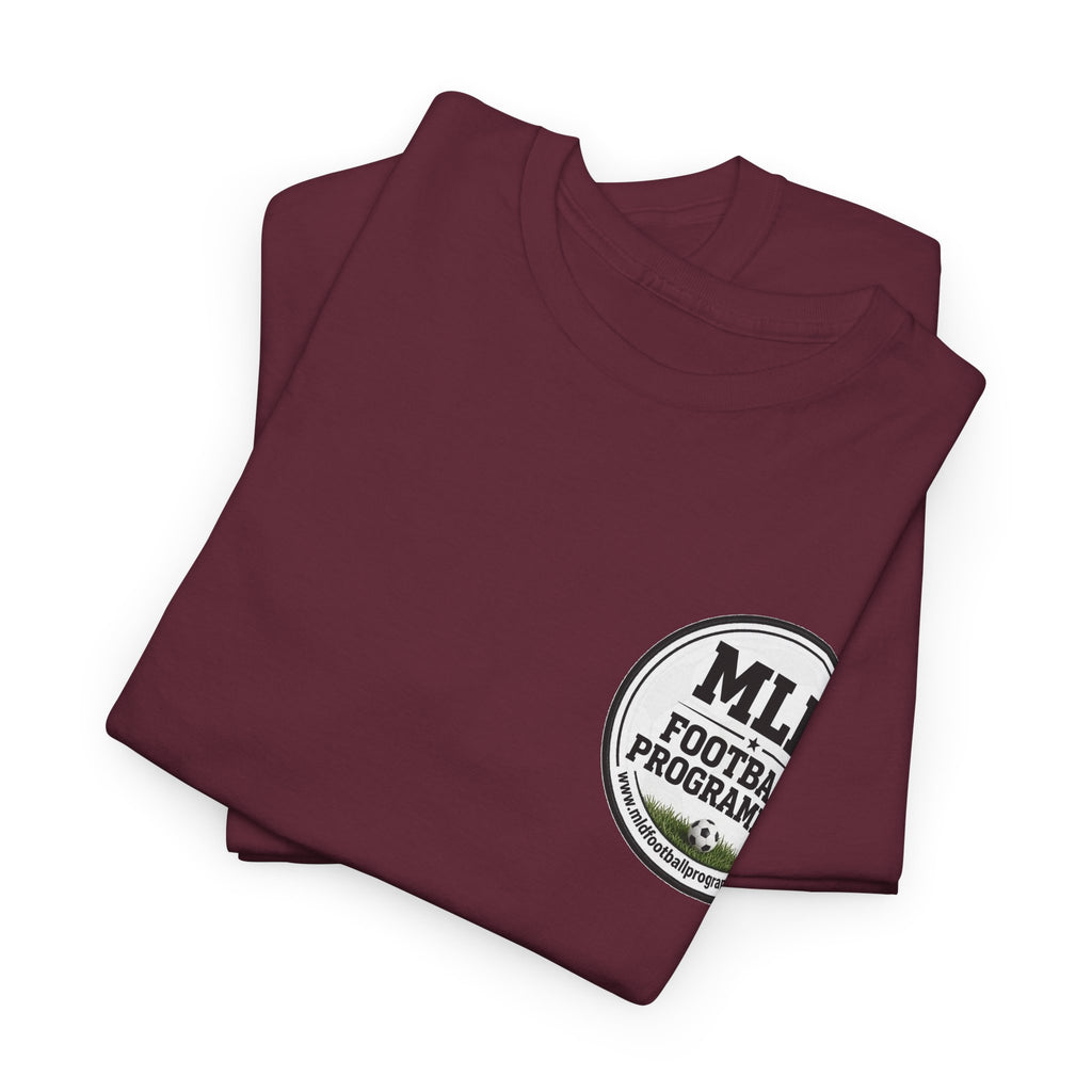 MLD Football Programmes Tee - Retro Logo Chest T-Shirt