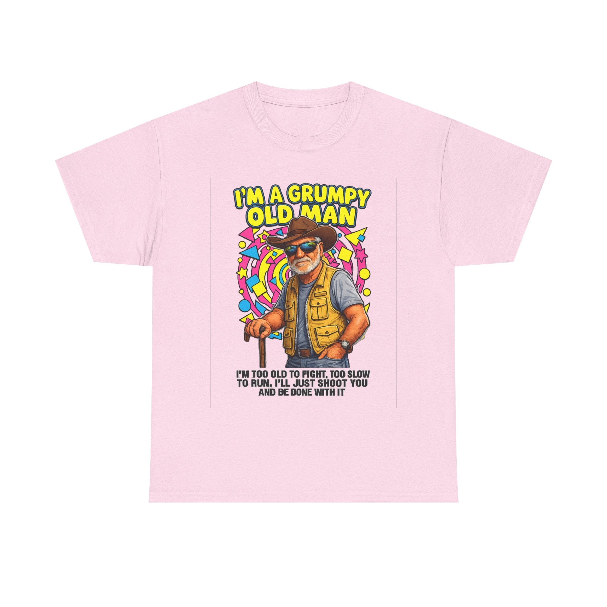 I'm A Grumpy Old Man T-Shirt – Funny Senior Fishing Graphic Tee