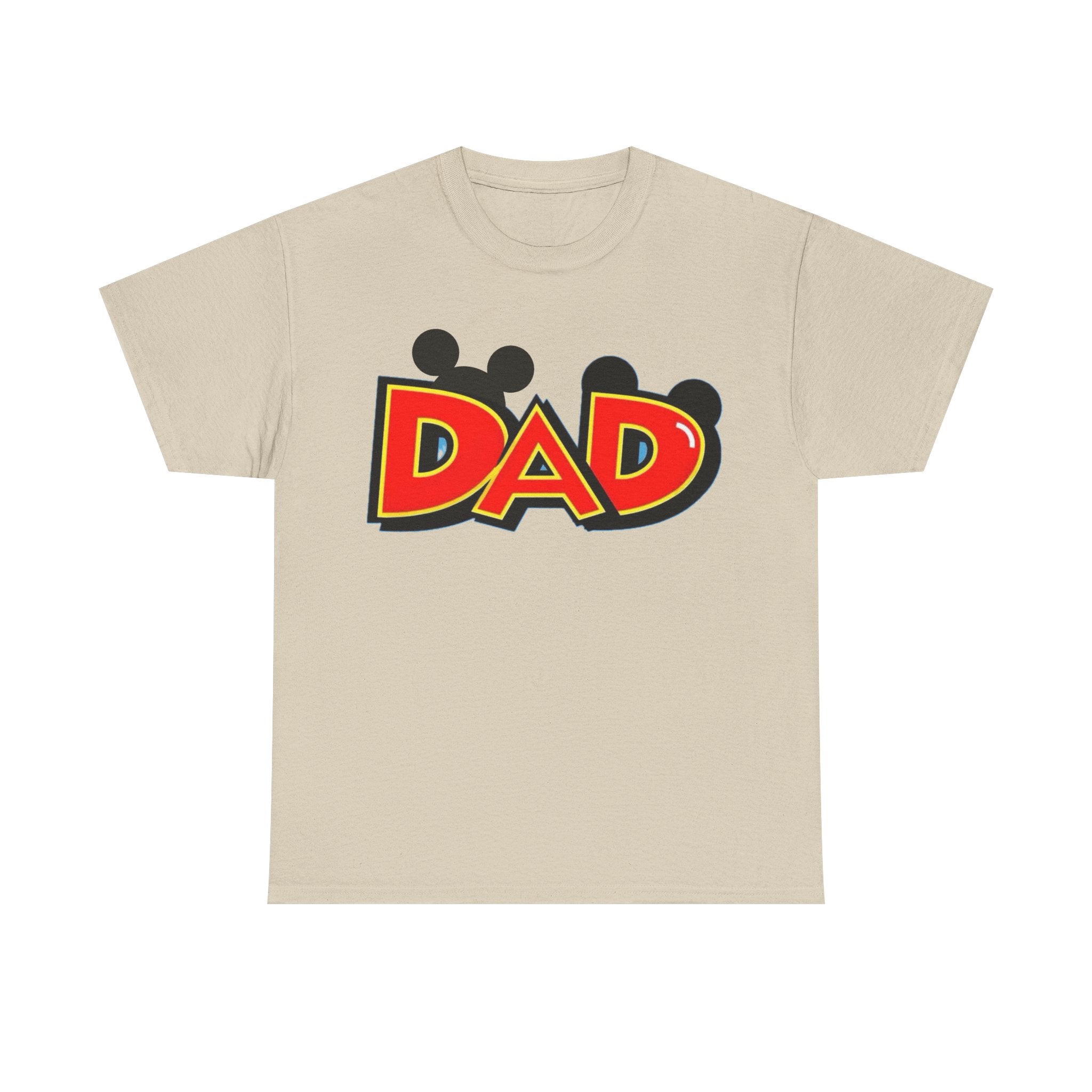 Disney Dad Mickey Ears T-Shirt – Retro Cartoon Dad Tee, Perfect Father’s Day Gift