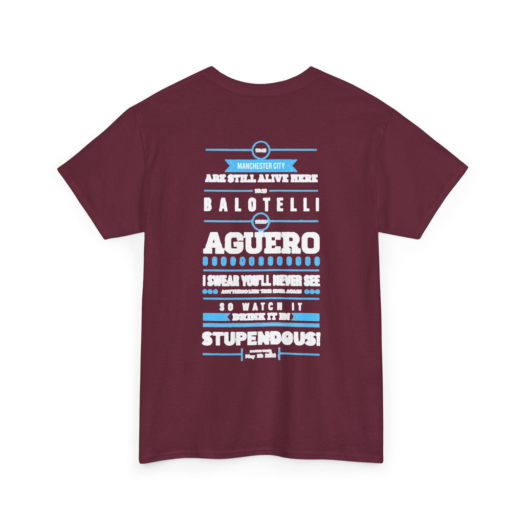 Manchester City Vintage Football Tee — Aguero & Balotelli Fan Shirt