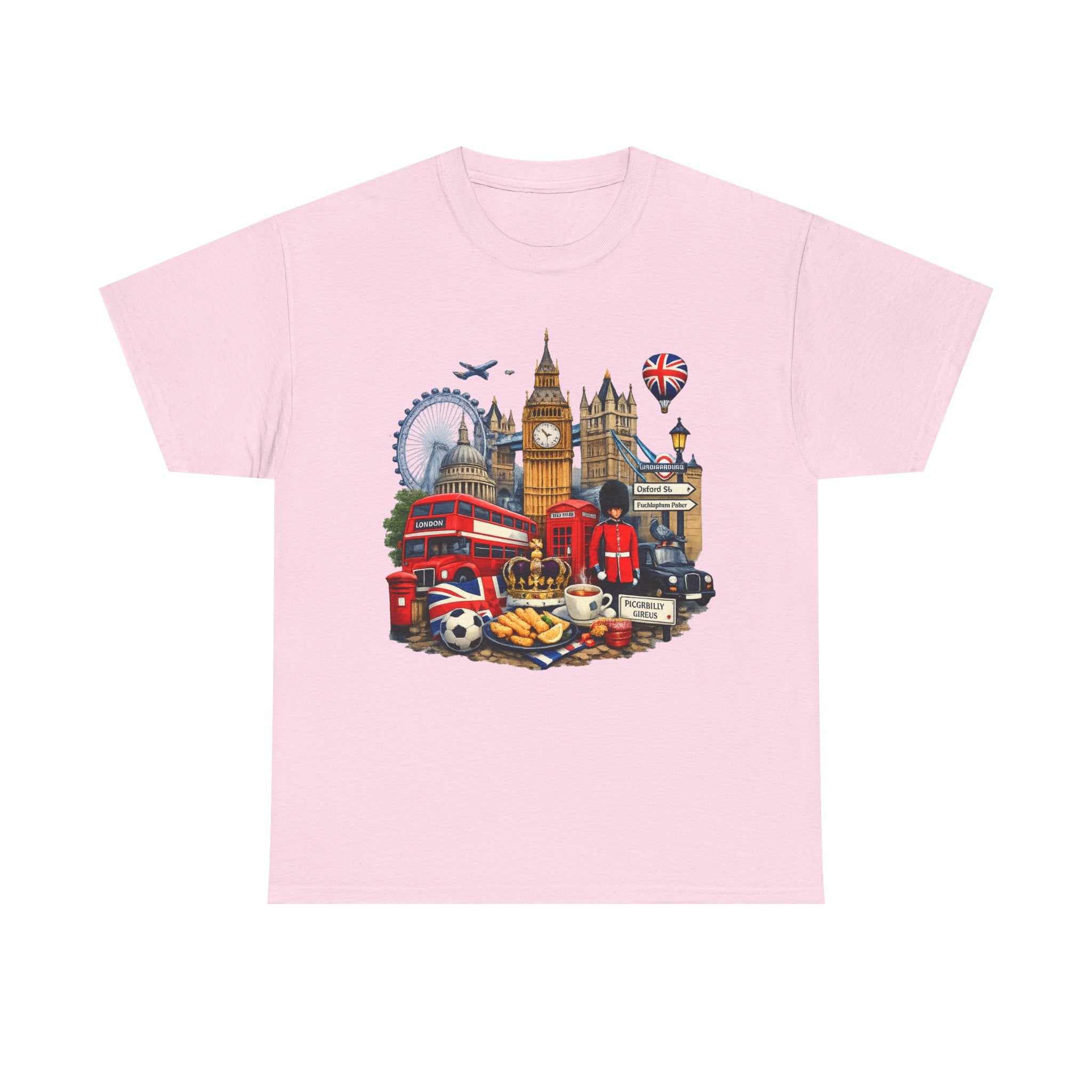 London Landmarks T‑Shirt — British Icons Collage Tee