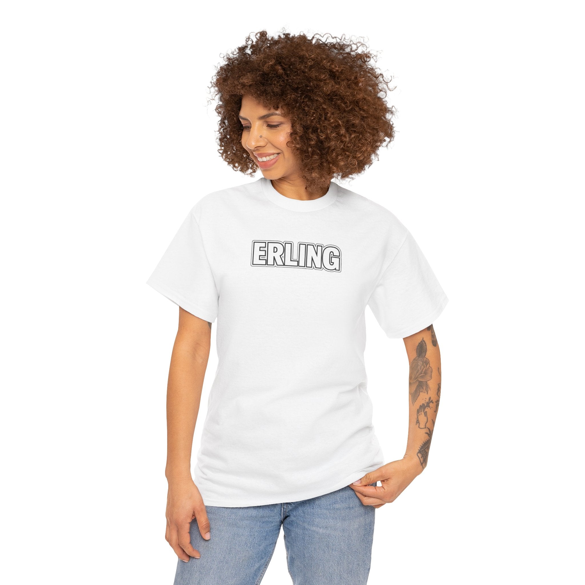 Erling Haaland Name Tee — Personalized Minimalist T-Shirt