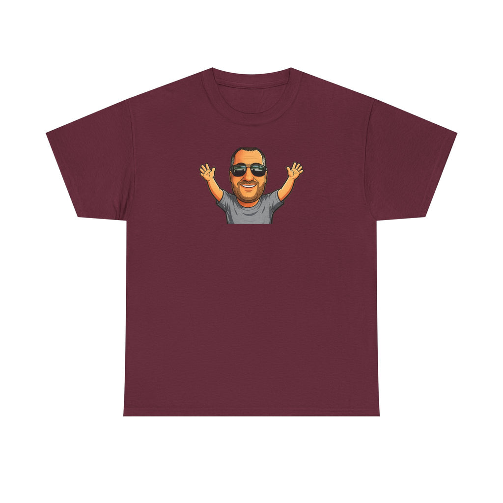Graphic Tee — "I'll Be Back" Funny Portrait T‑Shirt
