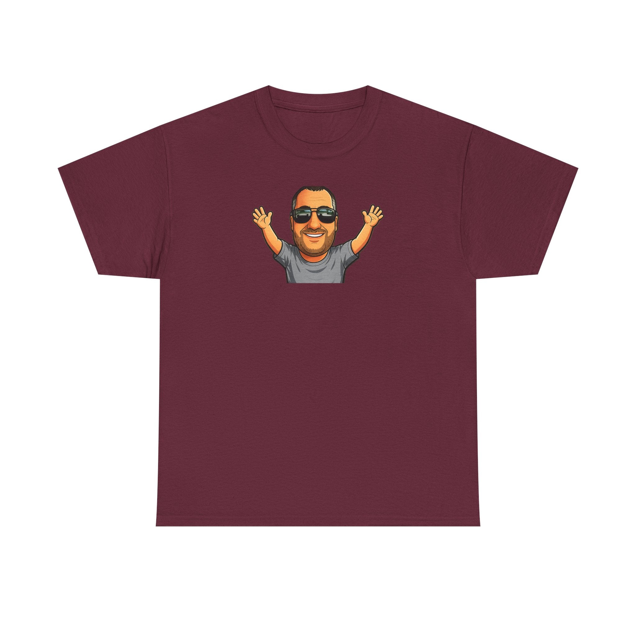 Graphic Tee — "I'll Be Back" Funny Portrait T‑Shirt